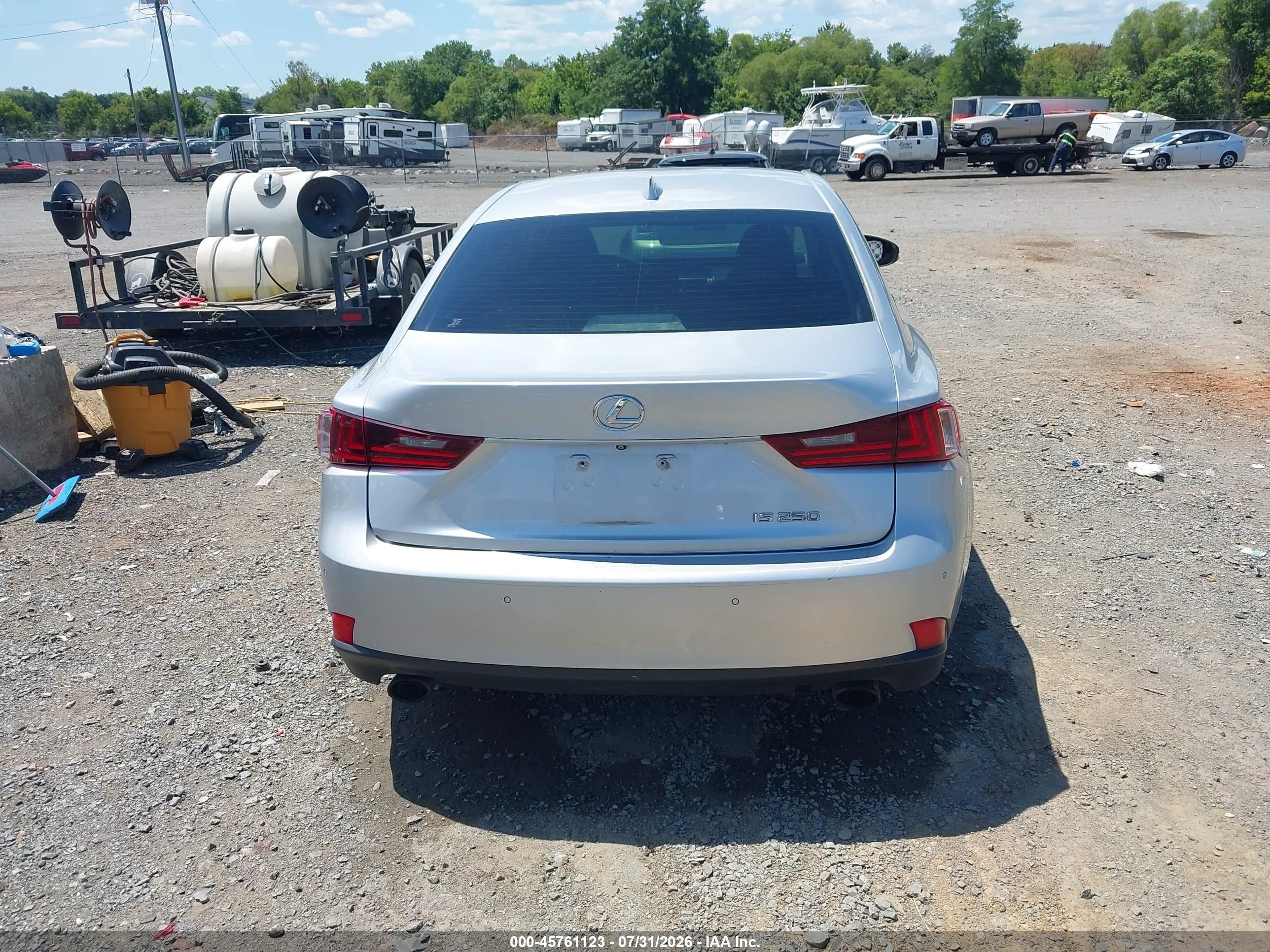 2015 Lexus Is 250 Silver vin: JTHBF1D28F5053886