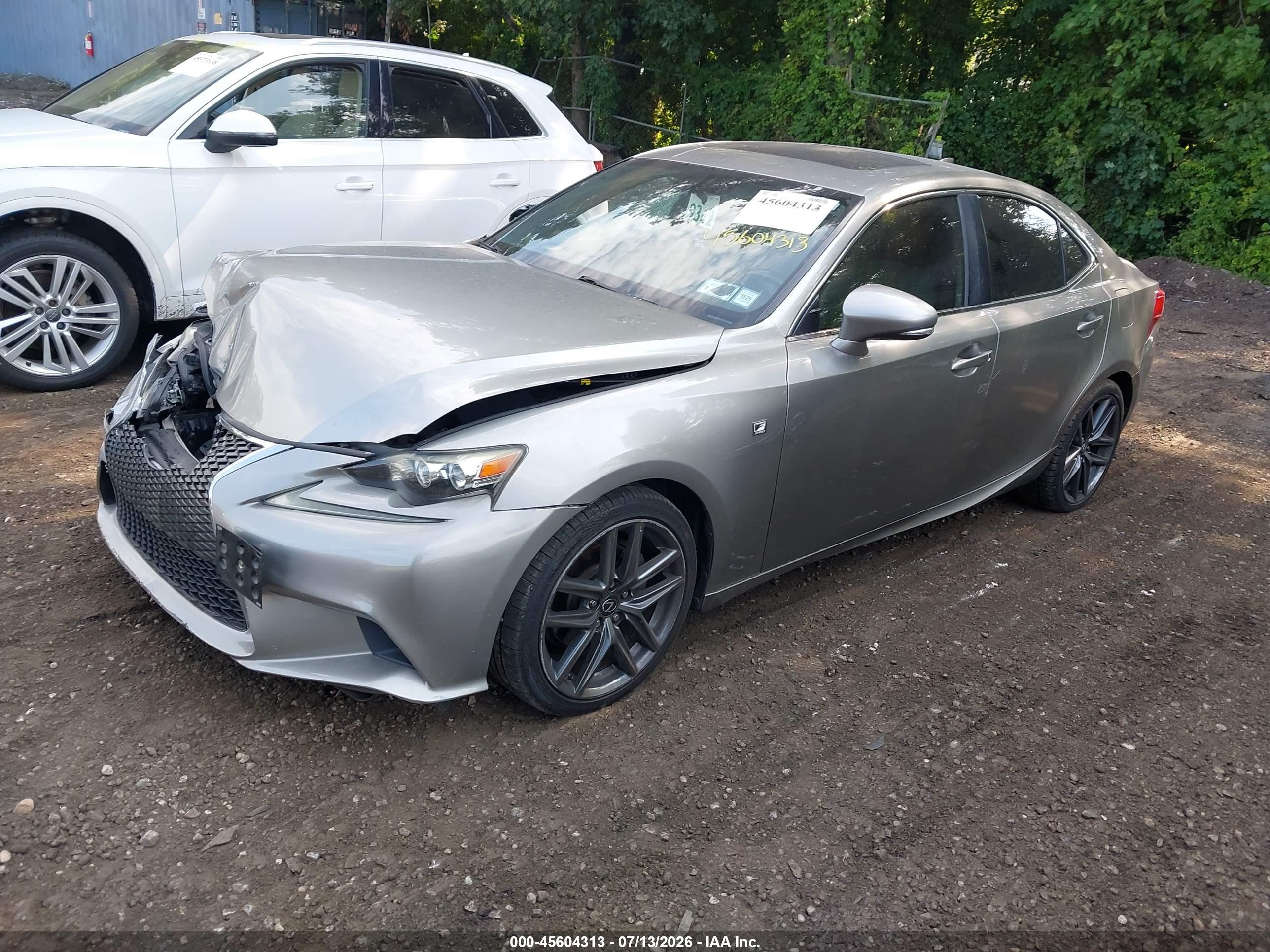 2015 Lexus Is 250   Серый vin: JTHBF1D28F5055329