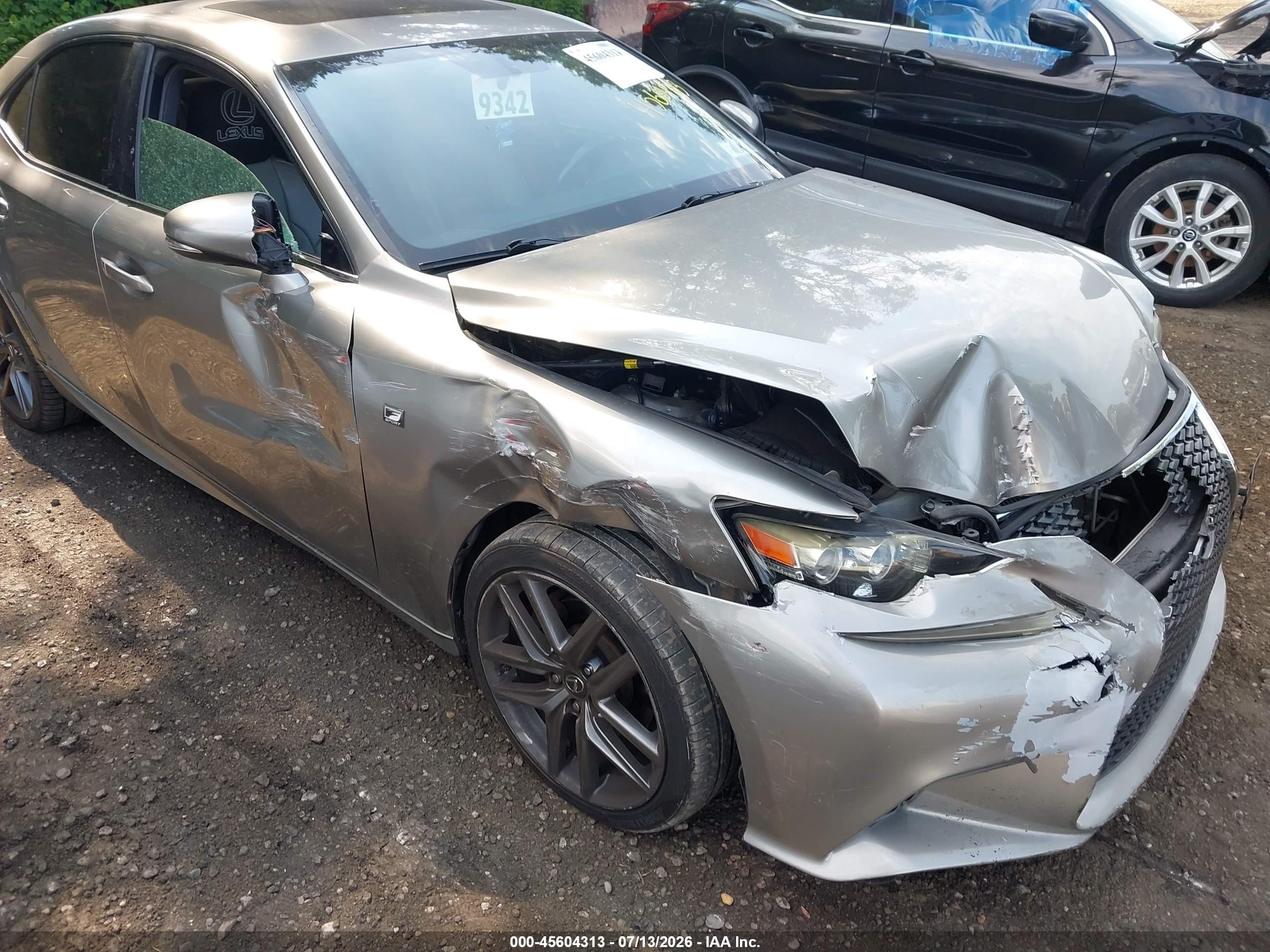 2015 Lexus Is 250   Серый vin: JTHBF1D28F5055329