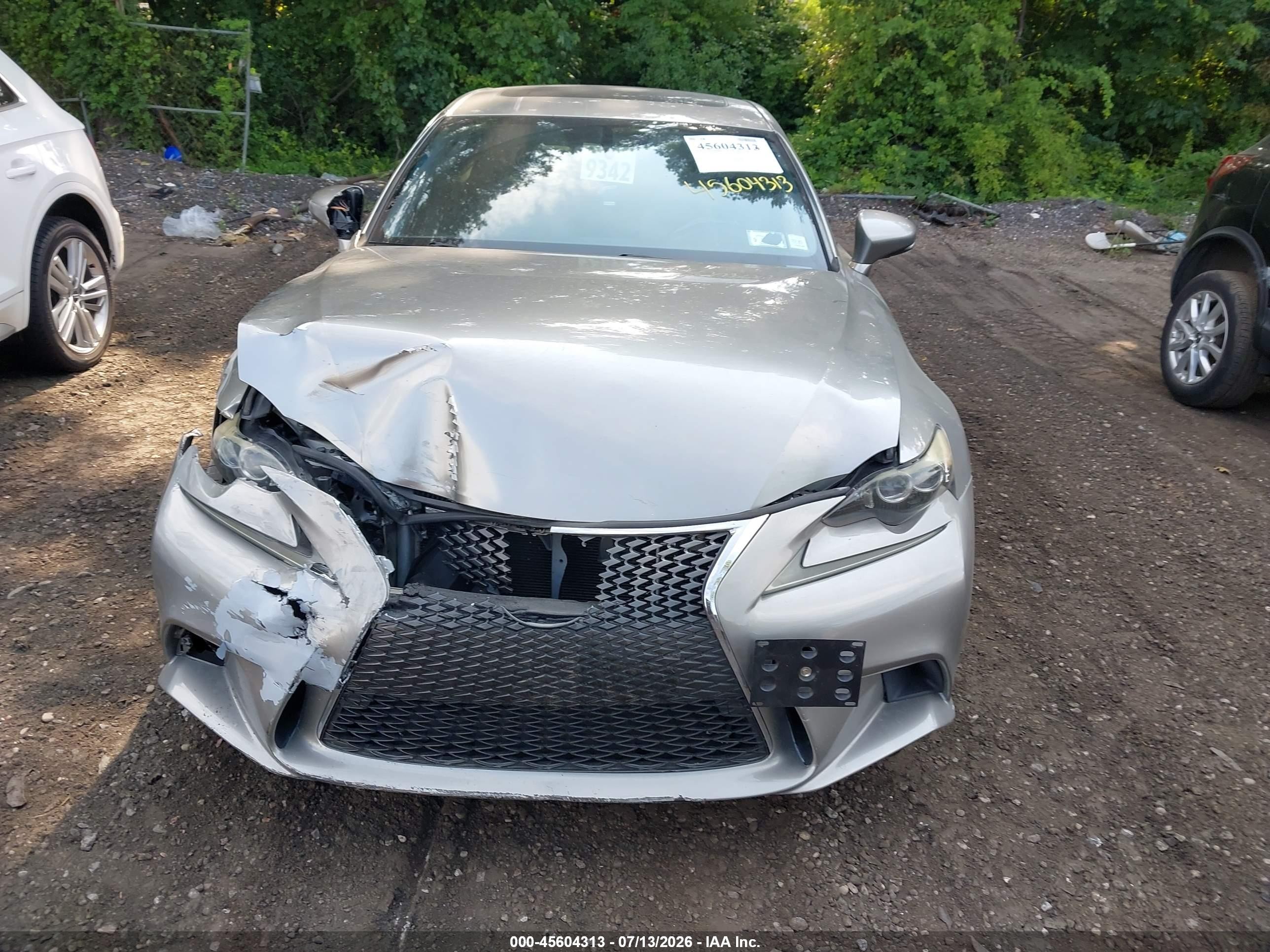 2015 Lexus Is 250   Серый vin: JTHBF1D28F5055329
