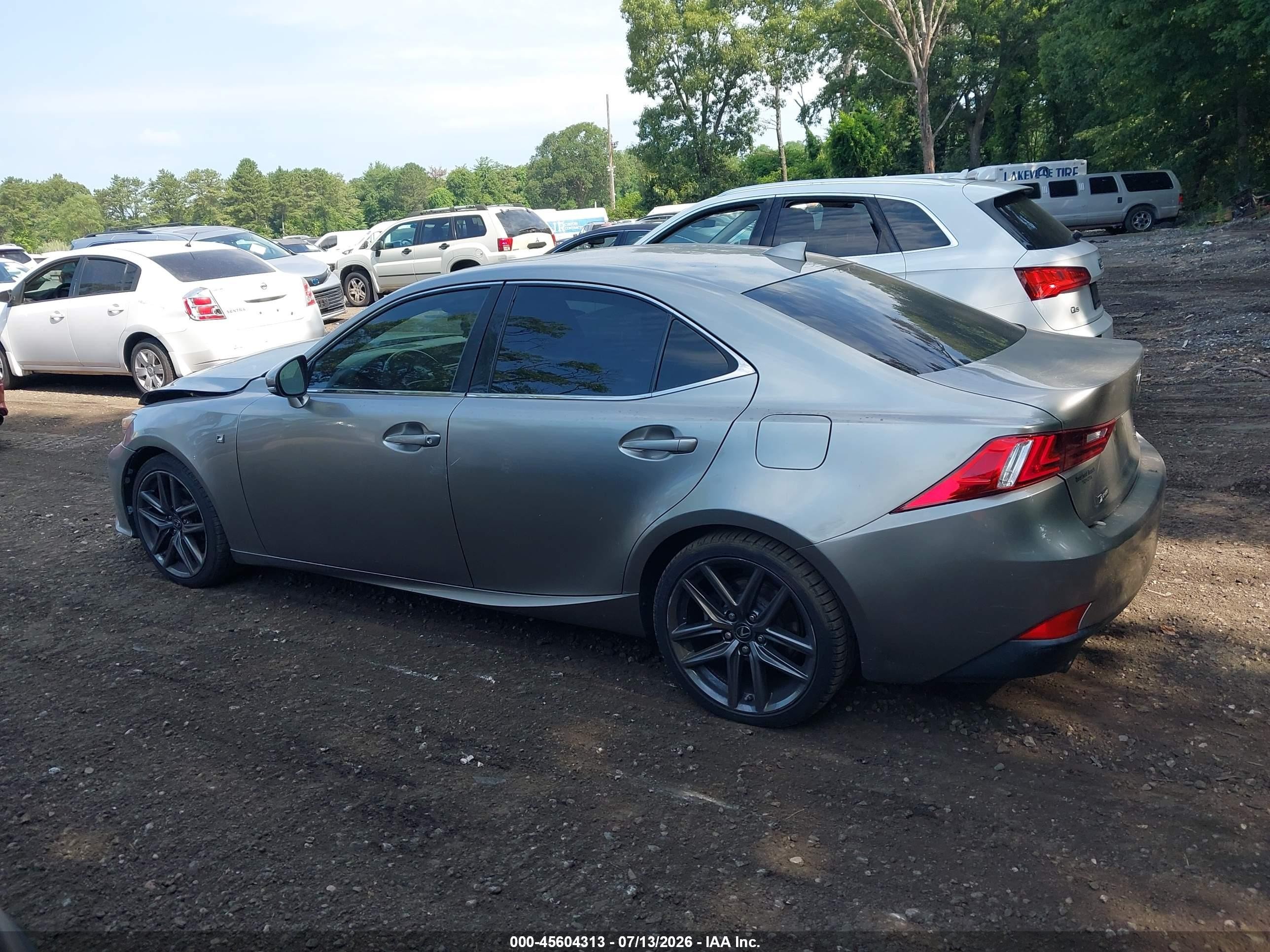 2015 Lexus Is 250   Серый vin: JTHBF1D28F5055329