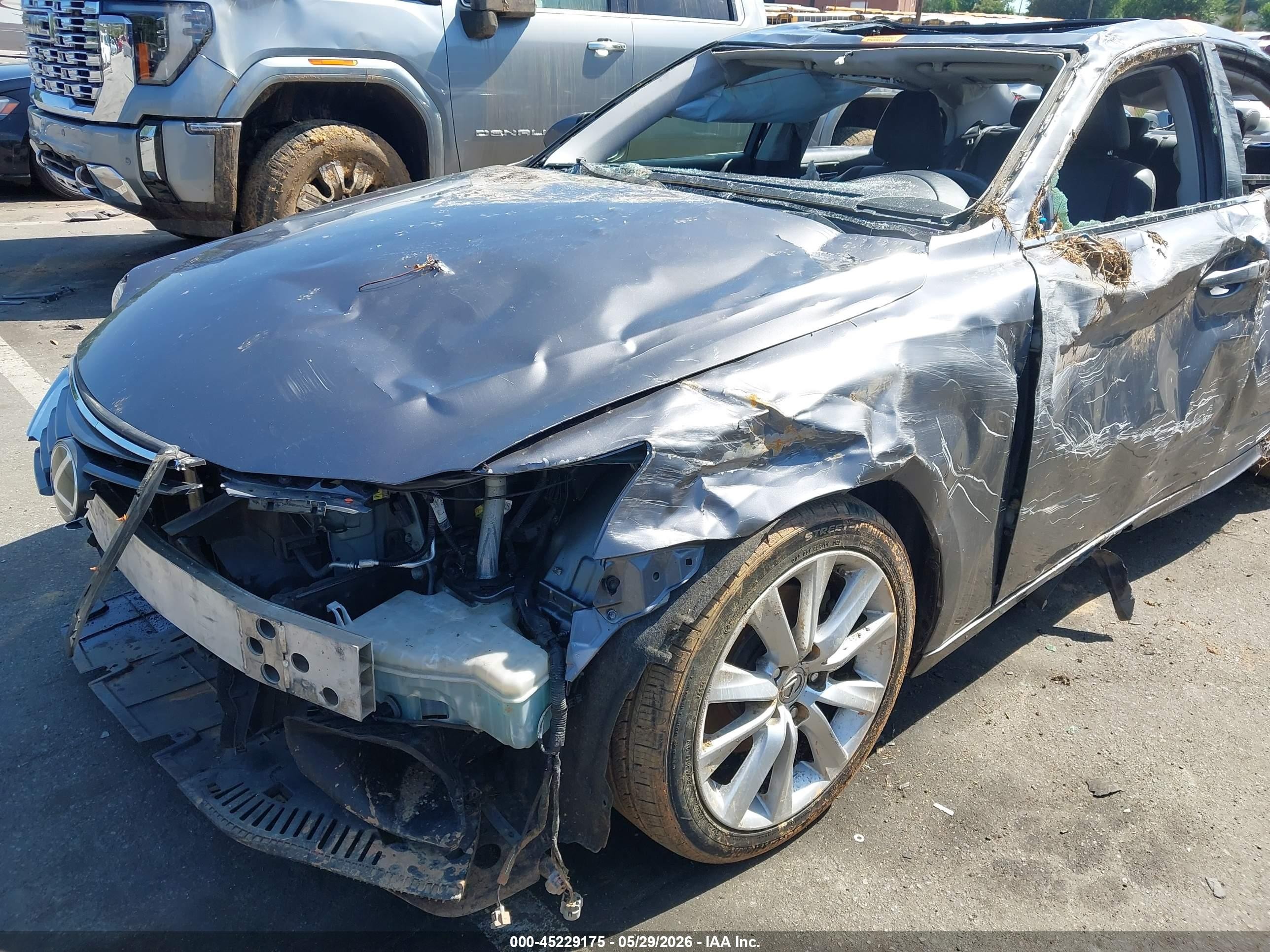 2015 Lexus Is 250   Gray vin: JTHBF1D28F5057551