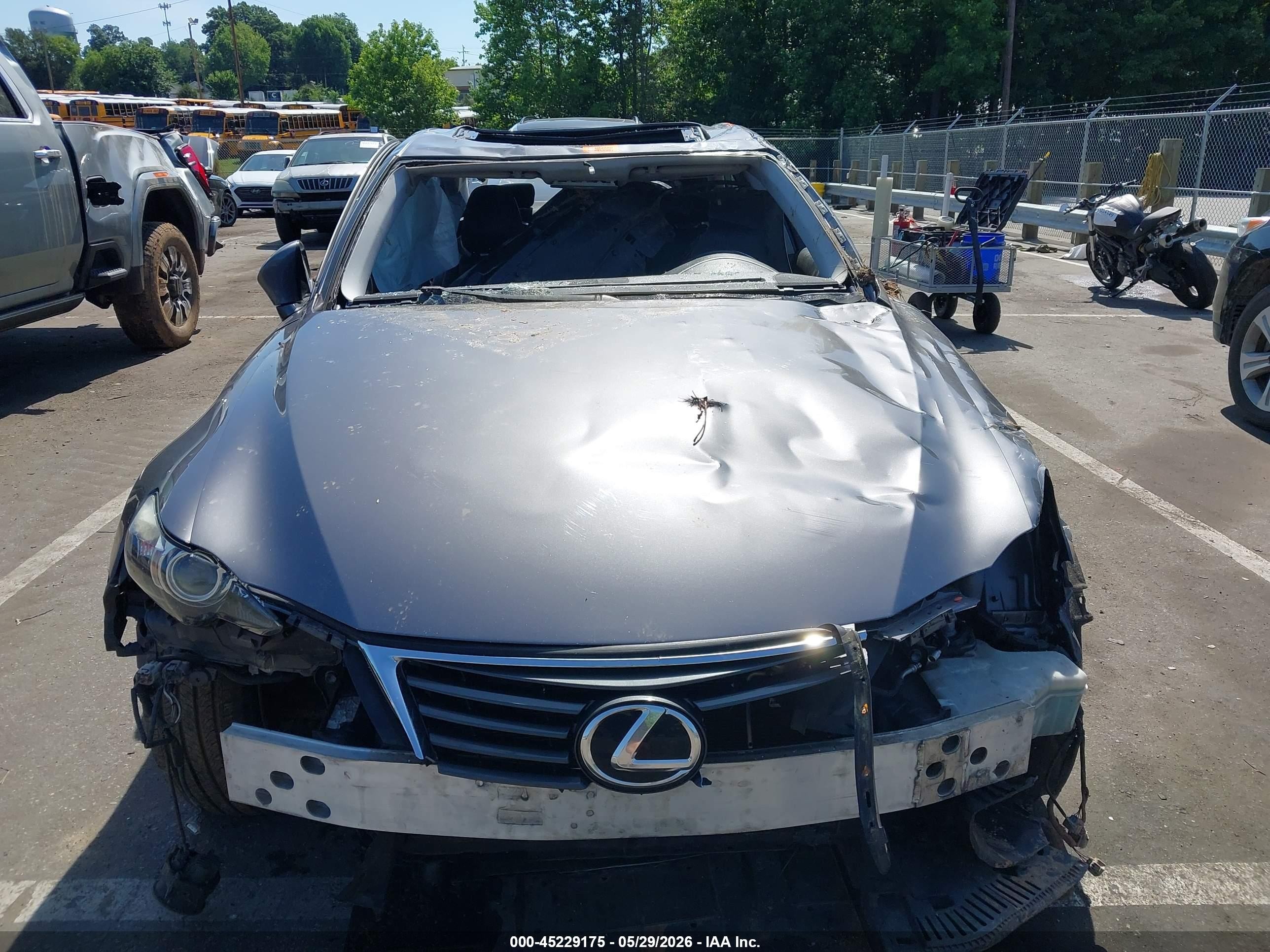 2015 Lexus Is 250   Gray vin: JTHBF1D28F5057551