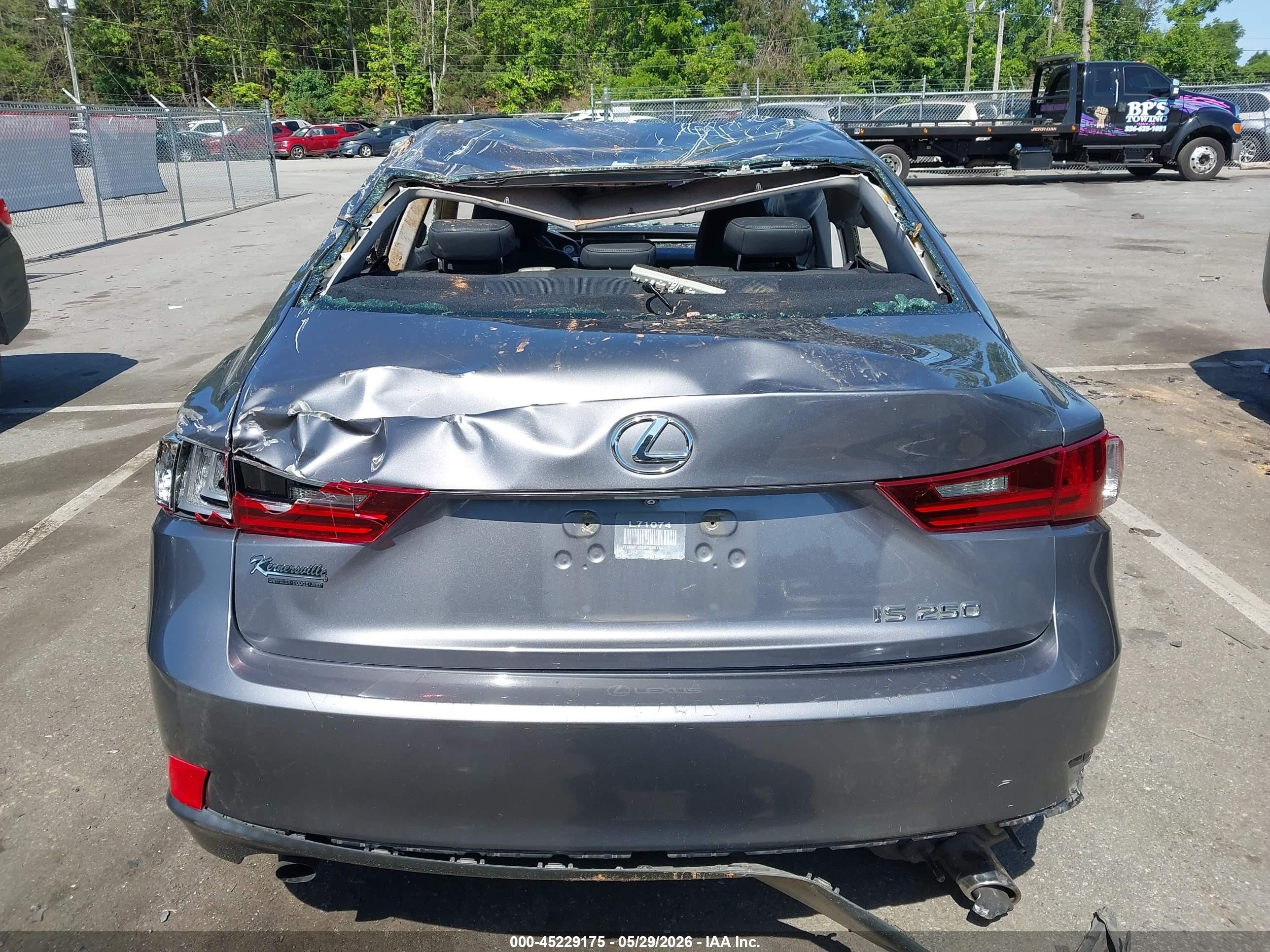 2015 Lexus Is 250   Gray vin: JTHBF1D28F5057551