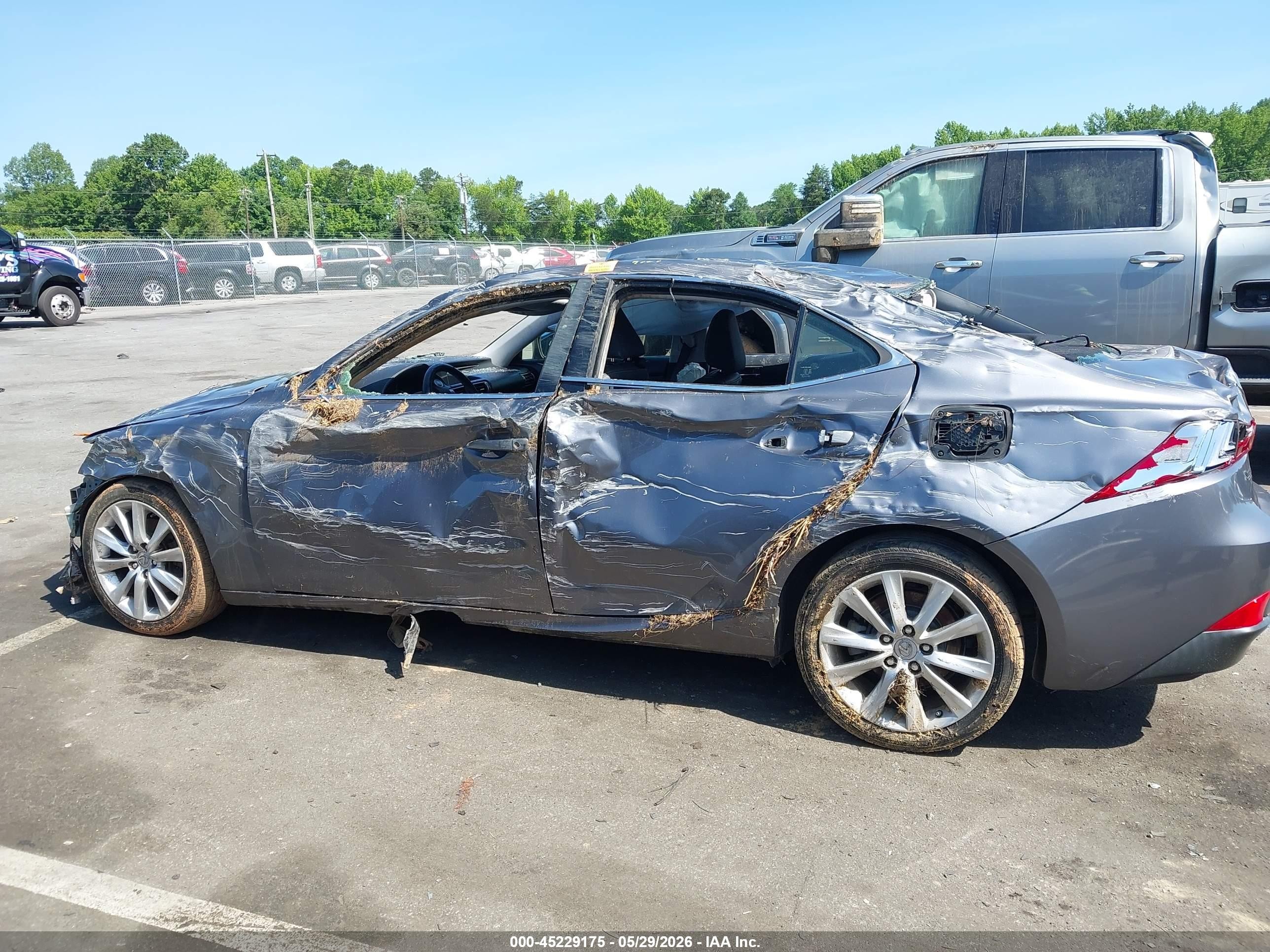 2015 Lexus Is 250   Gray vin: JTHBF1D28F5057551