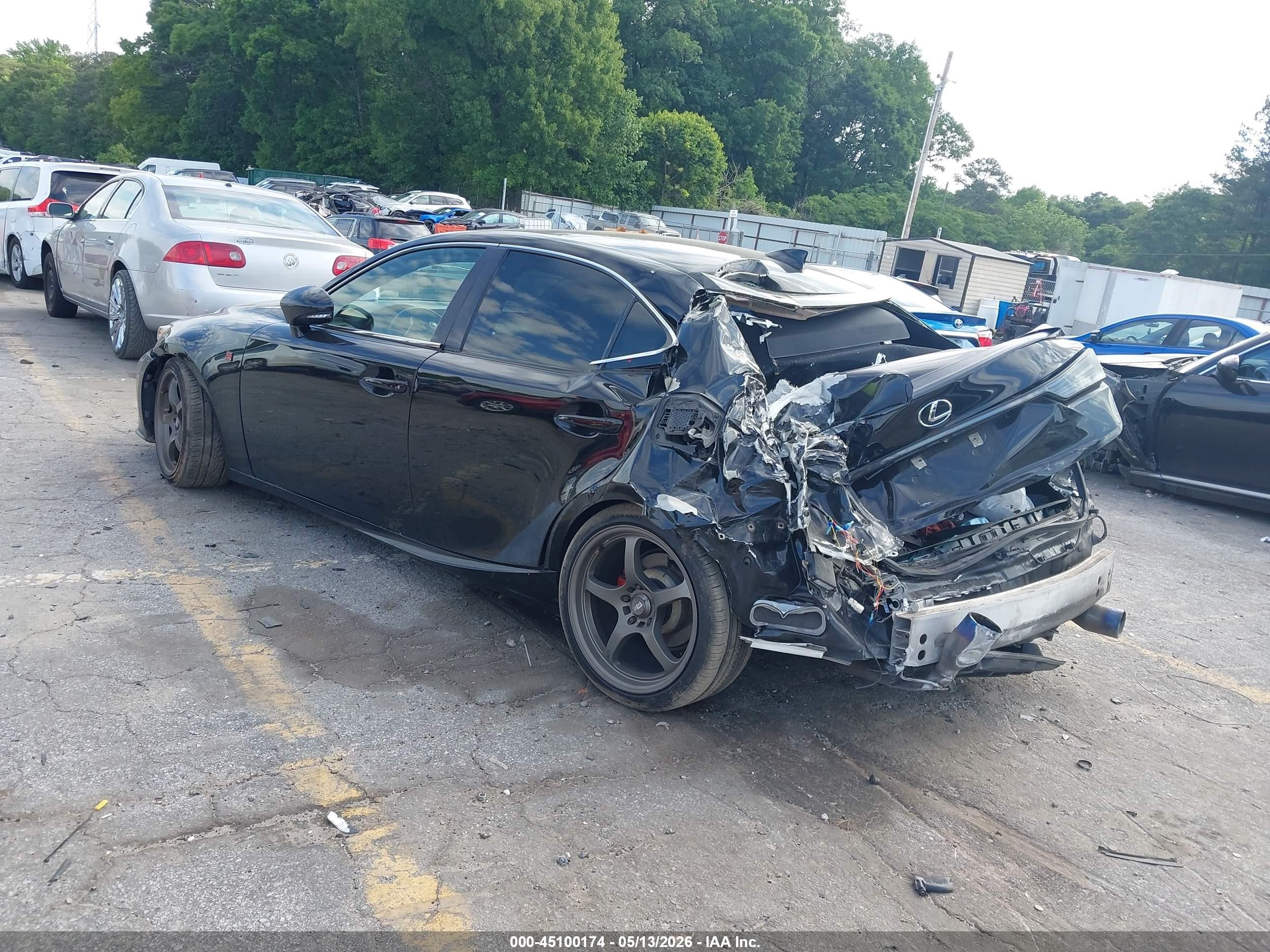 2015 Lexus Is 250   Black vin: JTHBF1D28F5063365