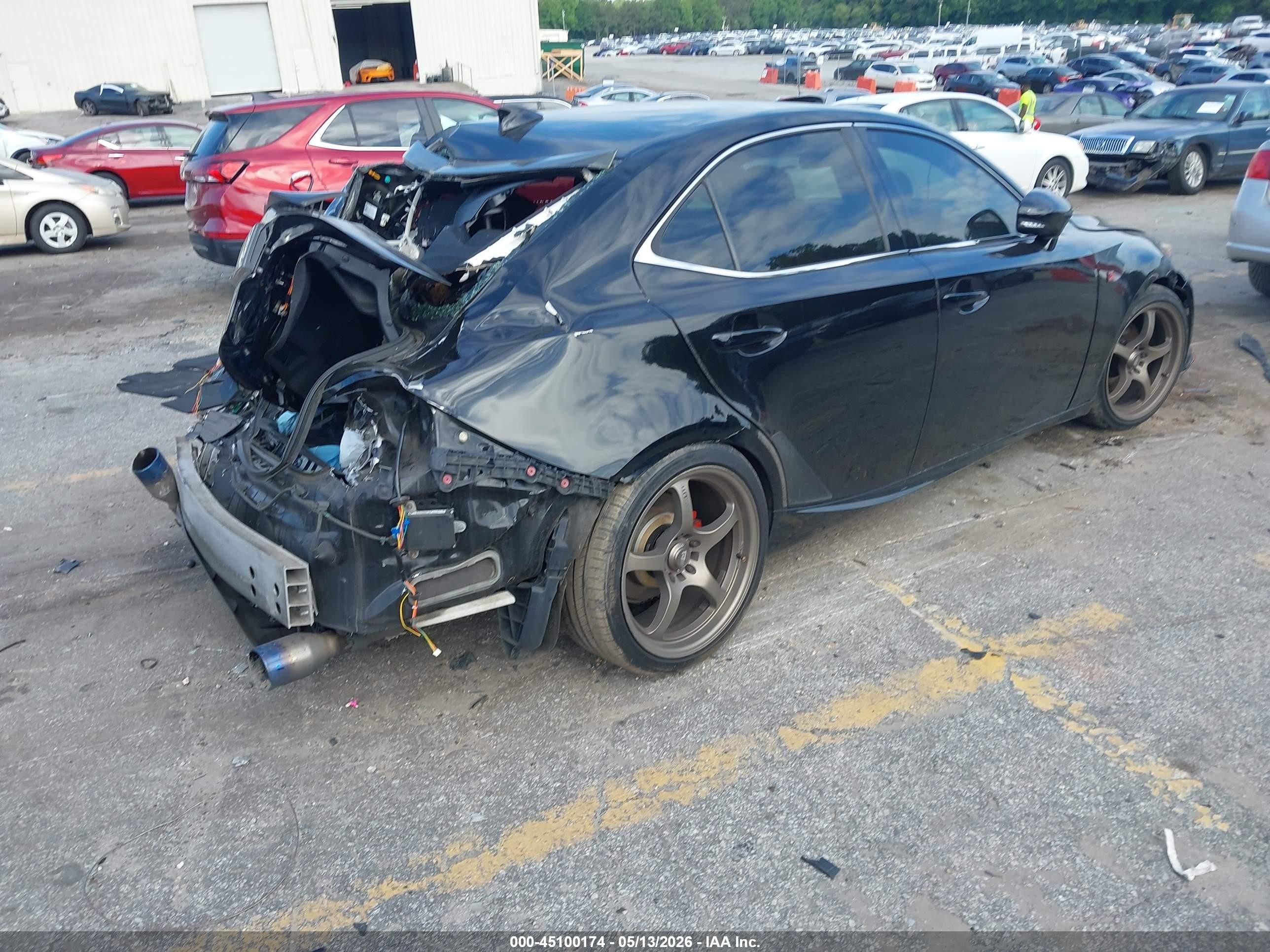 2015 Lexus Is 250   Black vin: JTHBF1D28F5063365