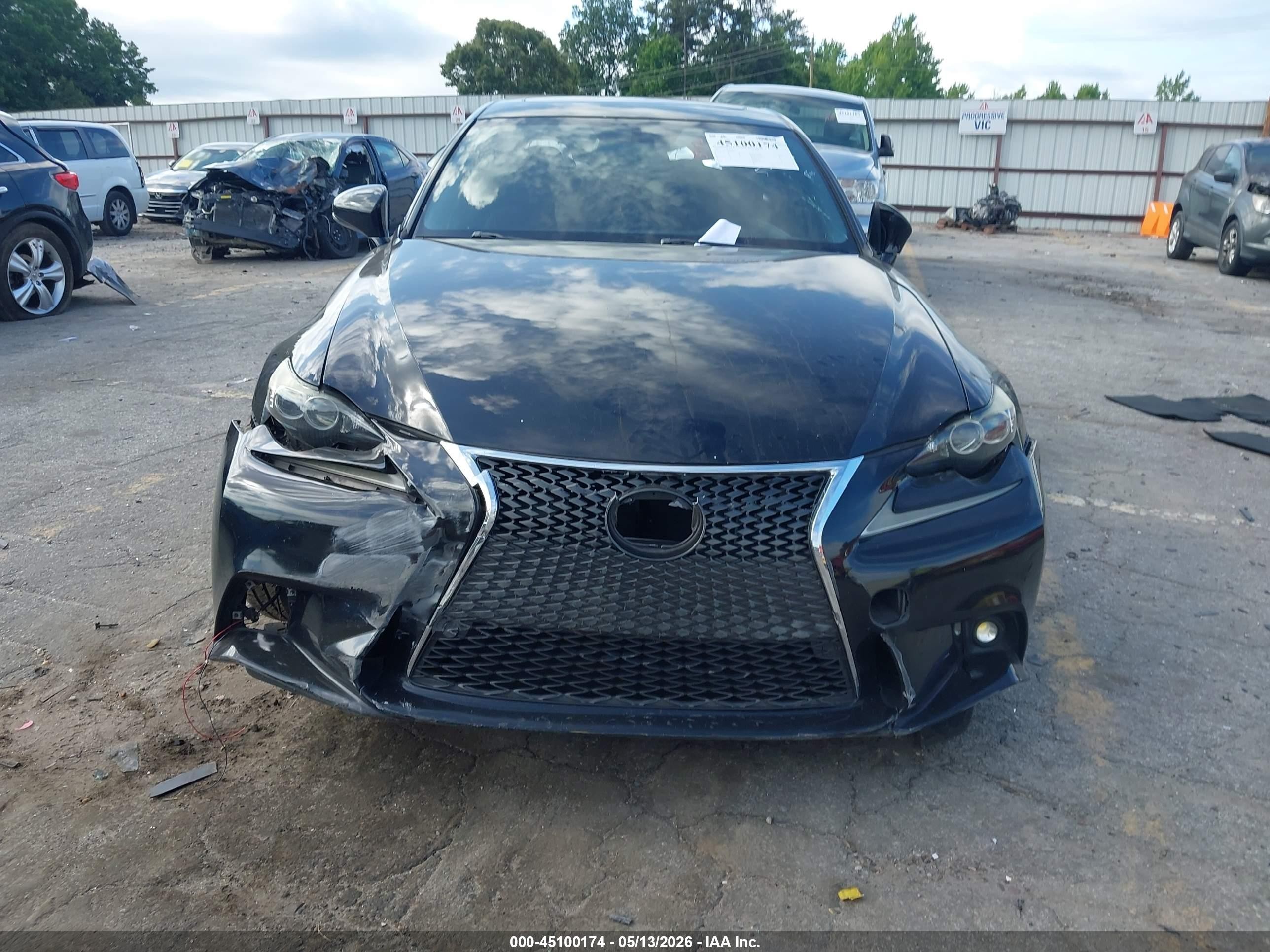 2015 Lexus Is 250   Black vin: JTHBF1D28F5063365