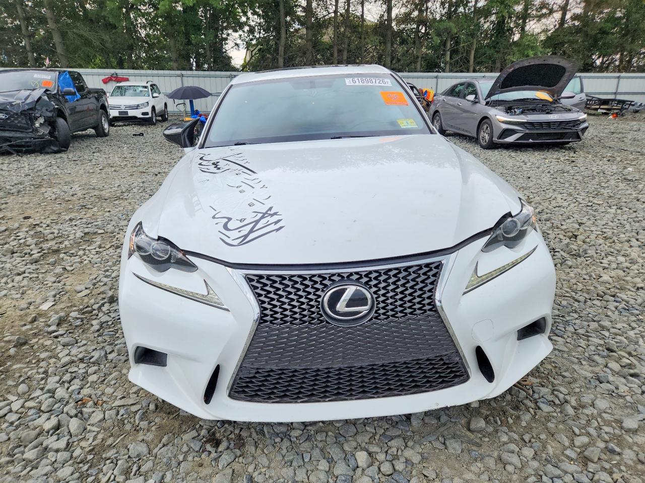 2015 Lexus Is 250 White vin: JTHBF1D28F5066038
