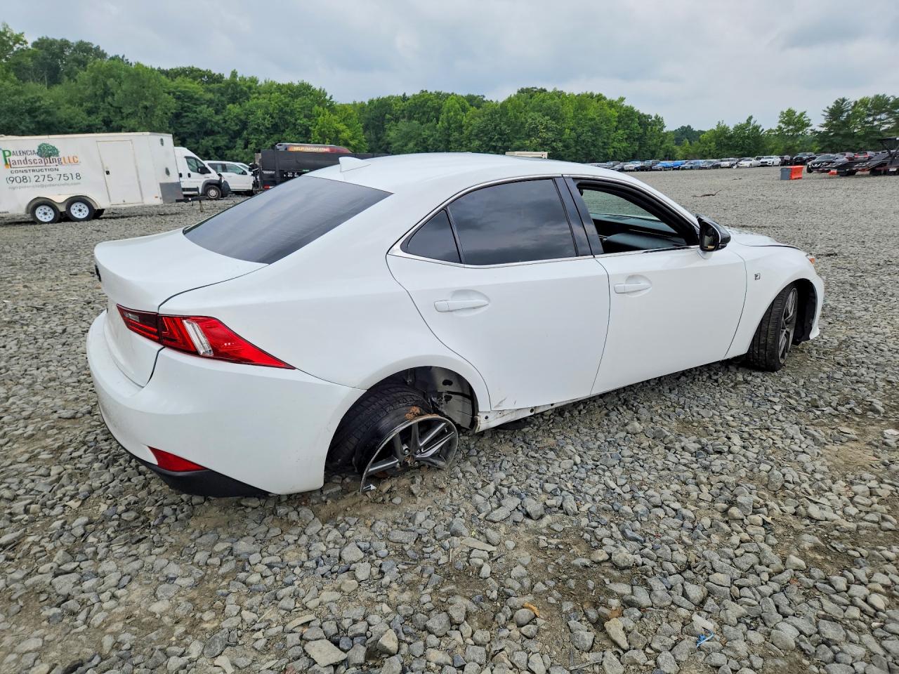 2015 Lexus Is 250 White vin: JTHBF1D28F5066038