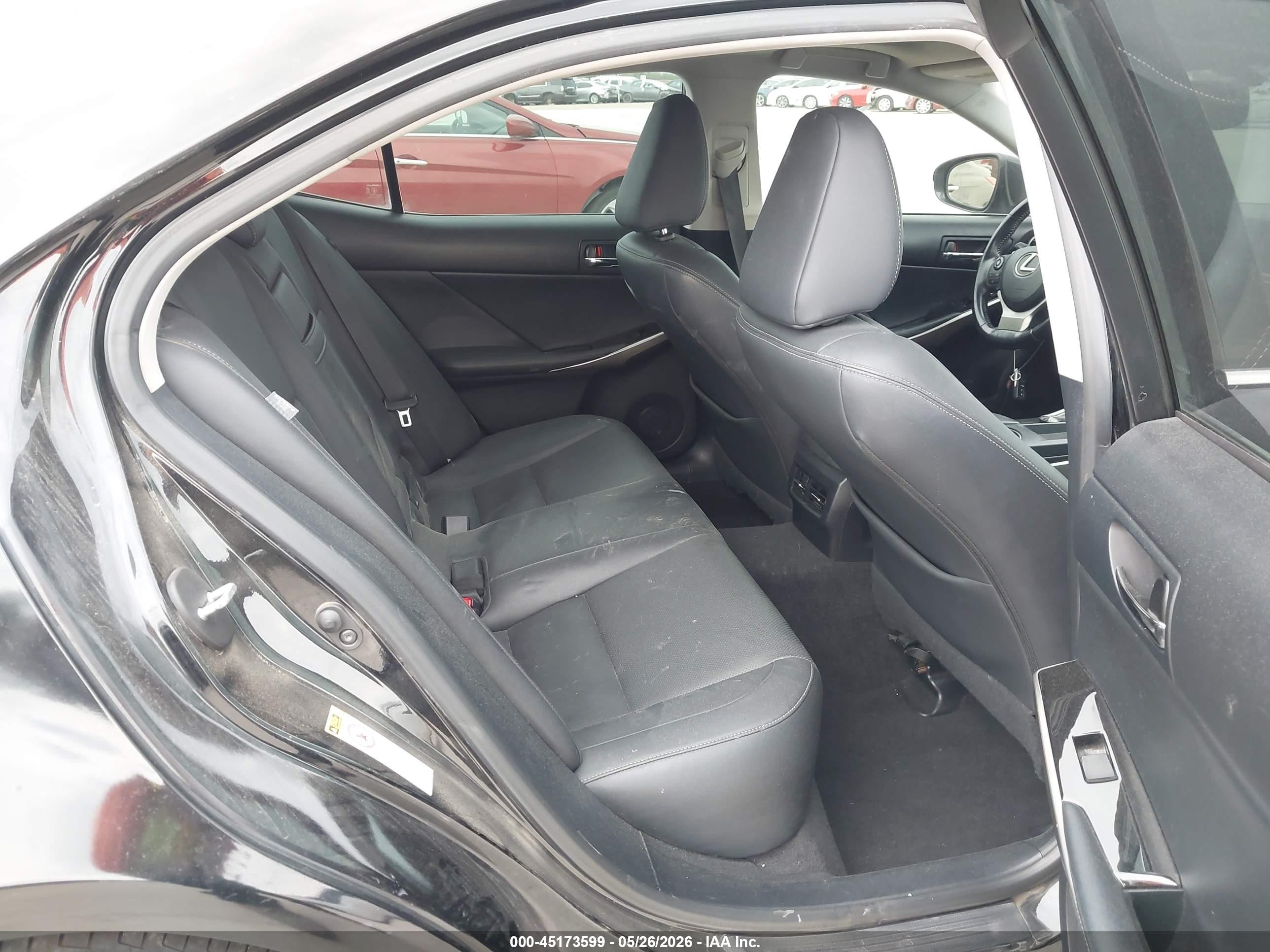 2015 Lexus Is 250   Black vin: JTHBF1D28F5071112