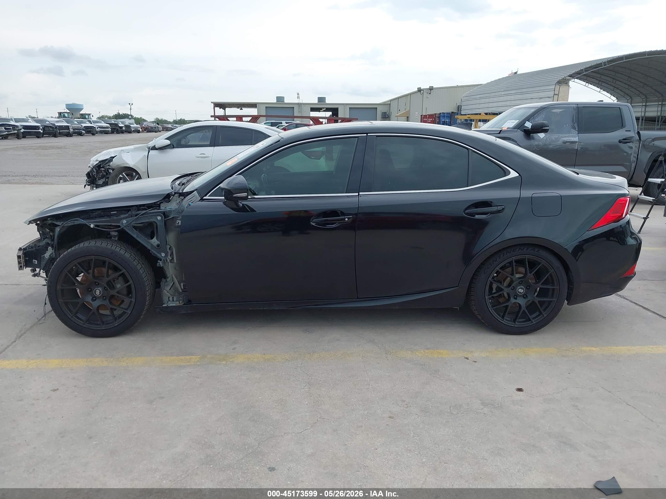 2015 Lexus Is 250   Black vin: JTHBF1D28F5071112