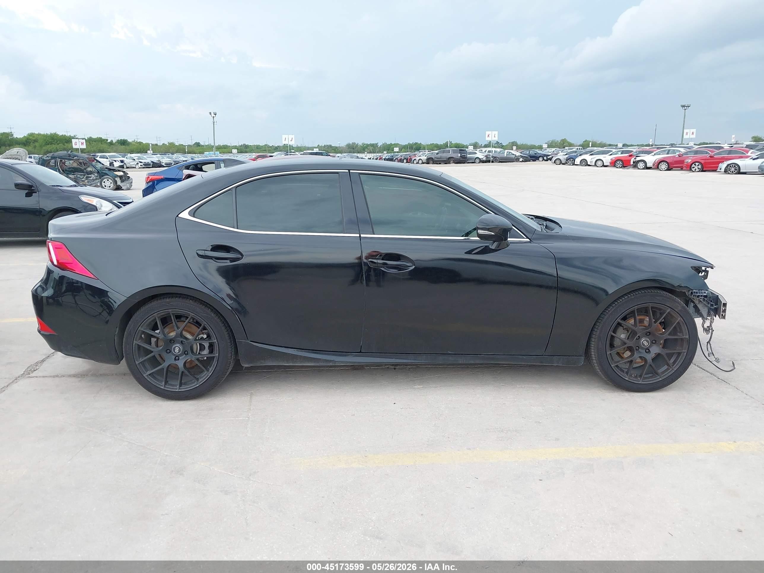 2015 Lexus Is 250   Black vin: JTHBF1D28F5071112