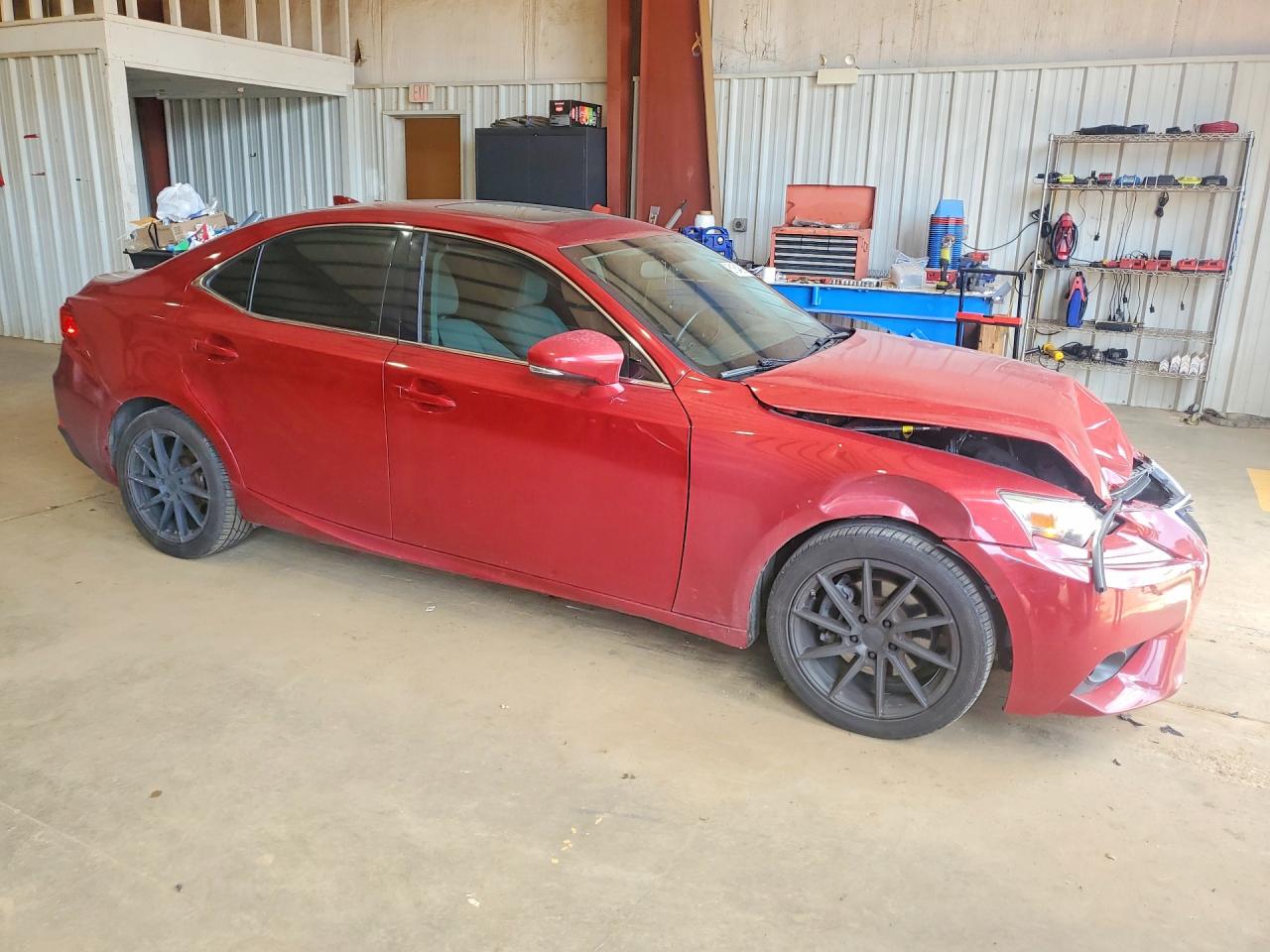 2015 Lexus Is 250 Красный vin: JTHBF1D28F5074057