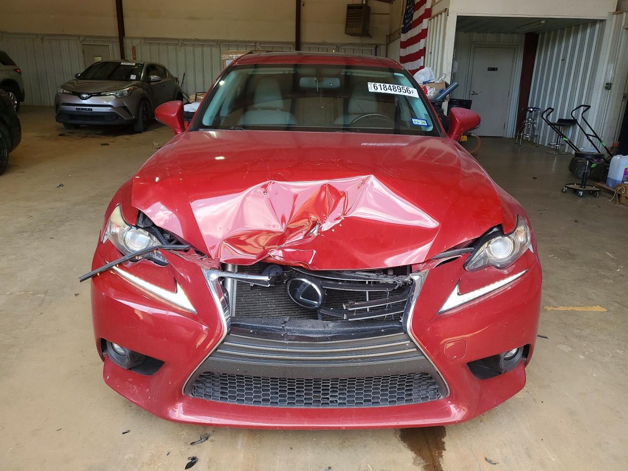 2015 Lexus Is 250 Красный vin: JTHBF1D28F5074057