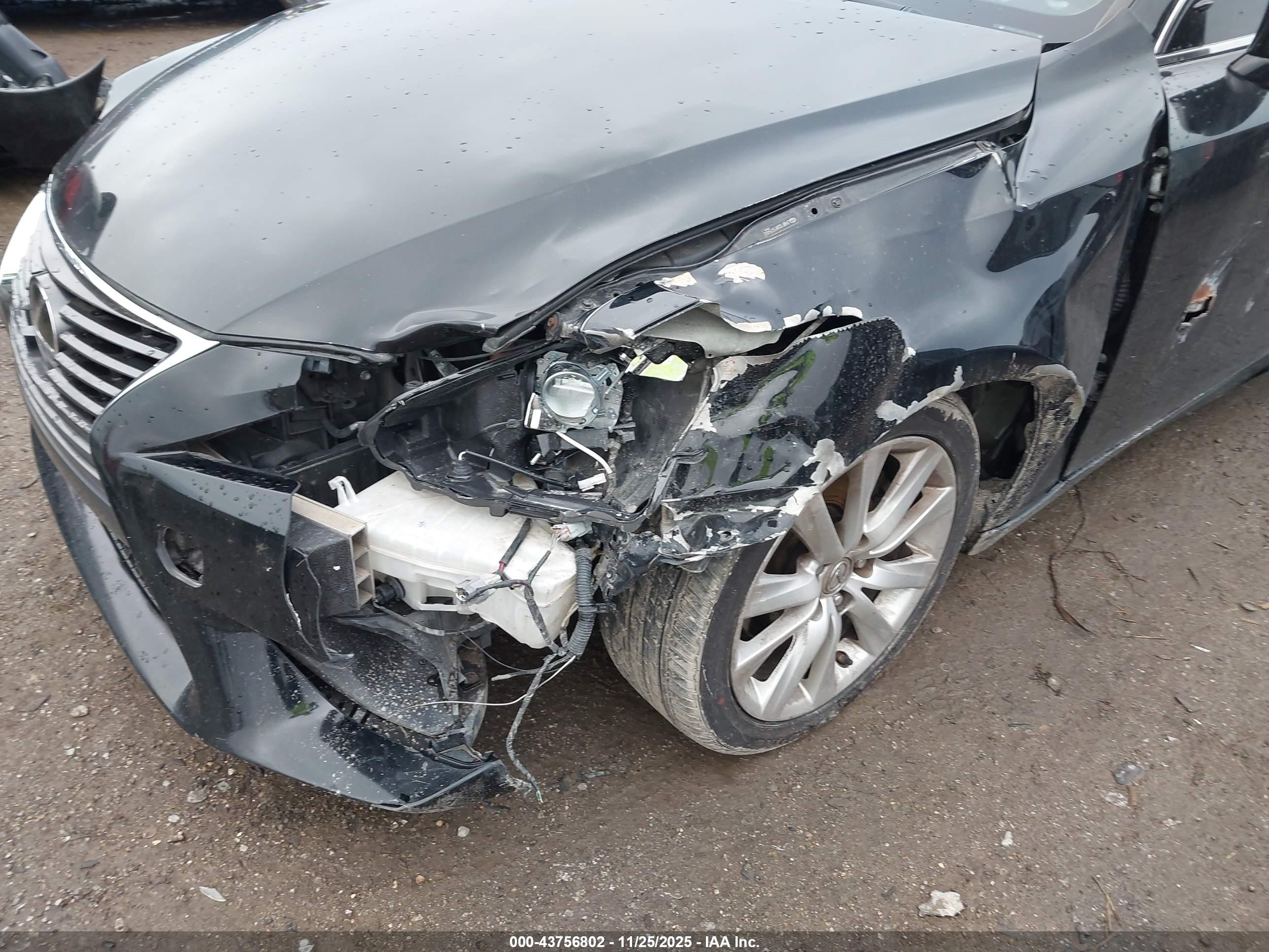 2015 Lexus Is 250   Black vin: JTHBF1D28F5075483