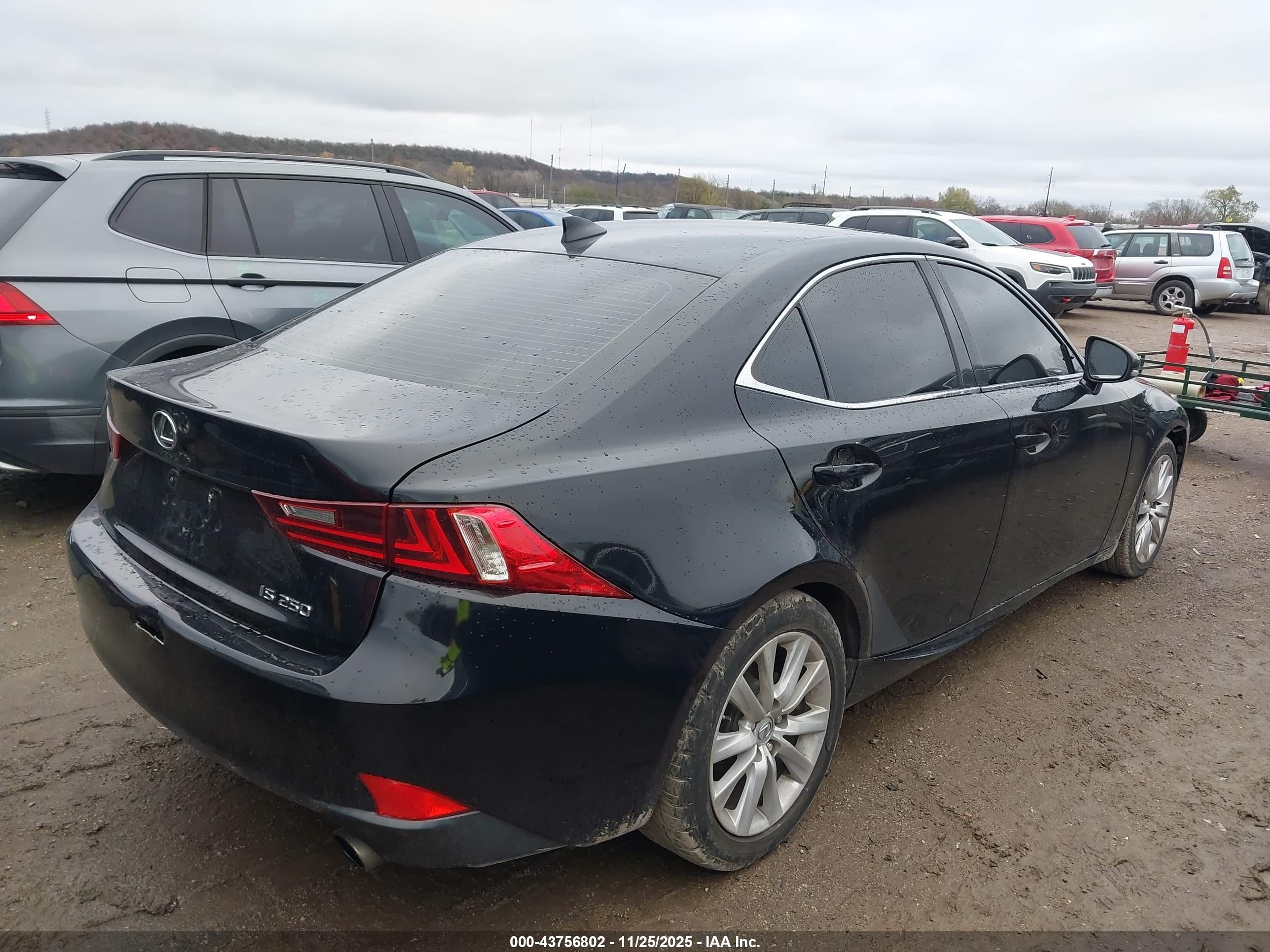2015 Lexus Is 250   Black vin: JTHBF1D28F5075483