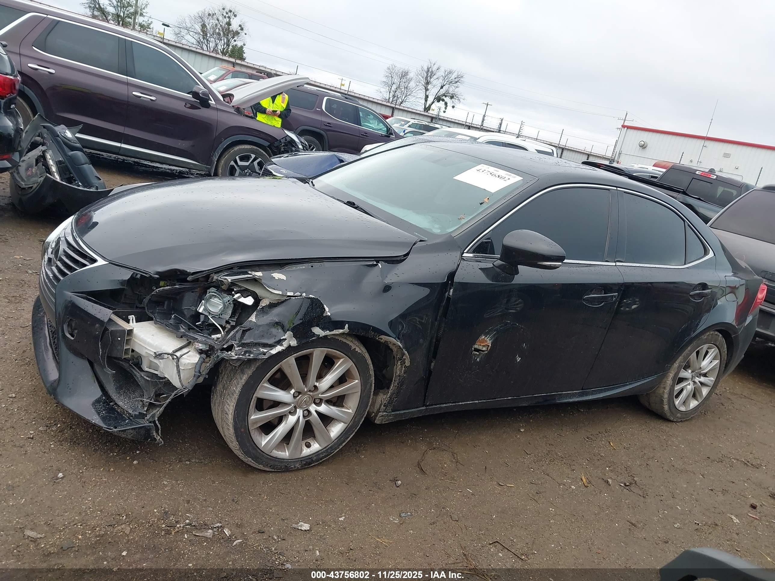 2015 Lexus Is 250   Black vin: JTHBF1D28F5075483
