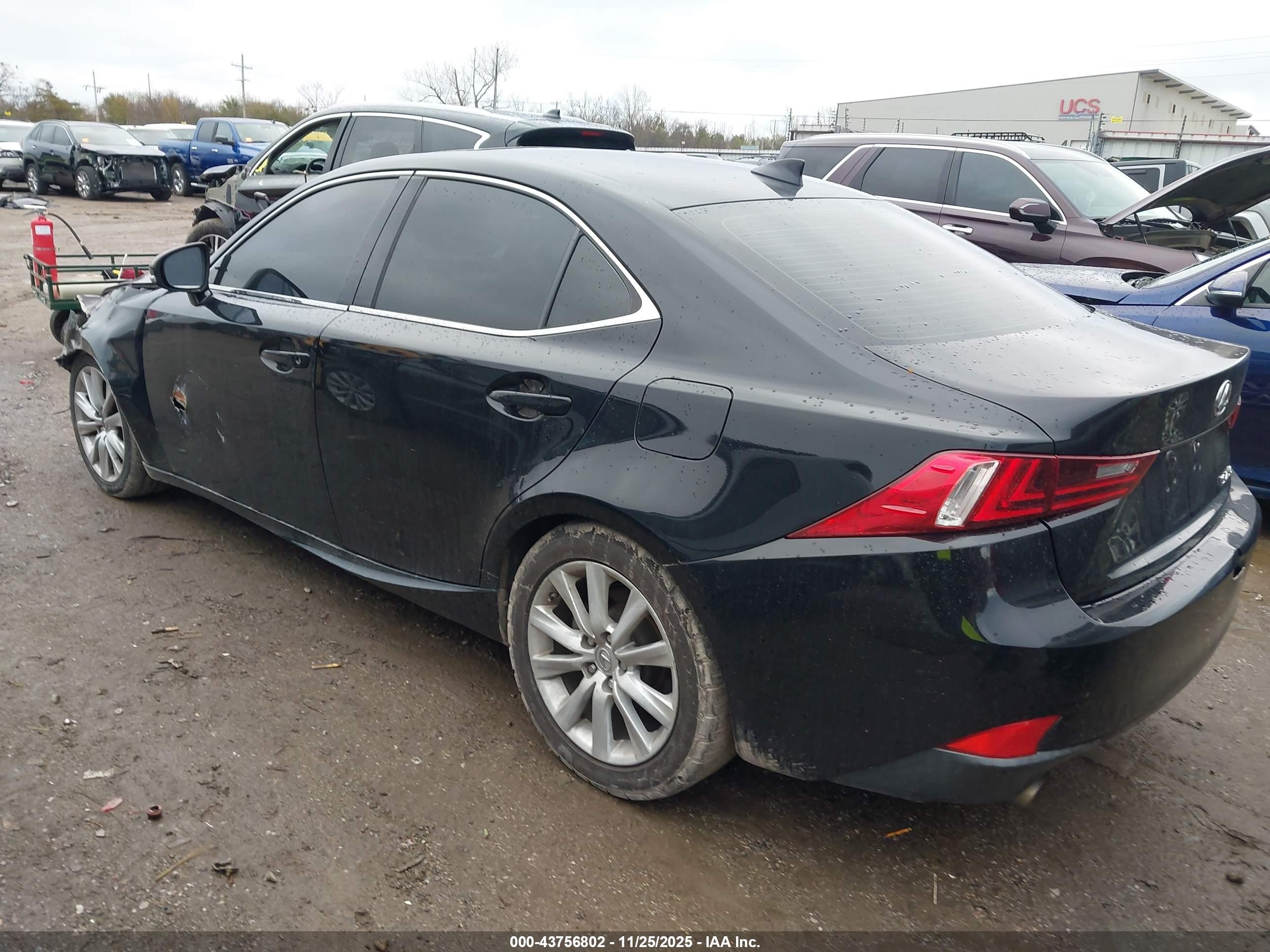 2015 Lexus Is 250   Black vin: JTHBF1D28F5075483