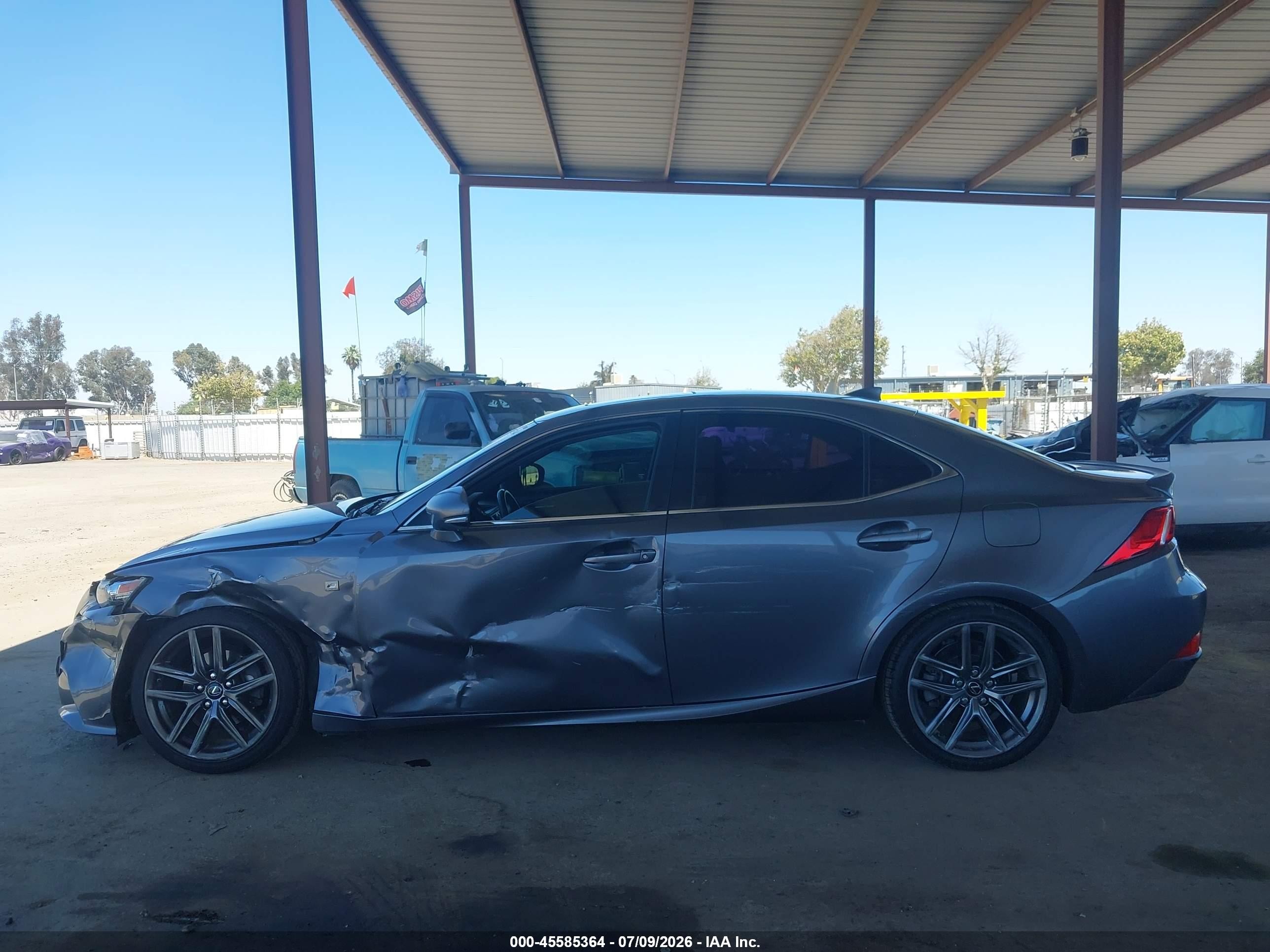 2015 Lexus Is 250   Gray vin: JTHBF1D28F5075550
