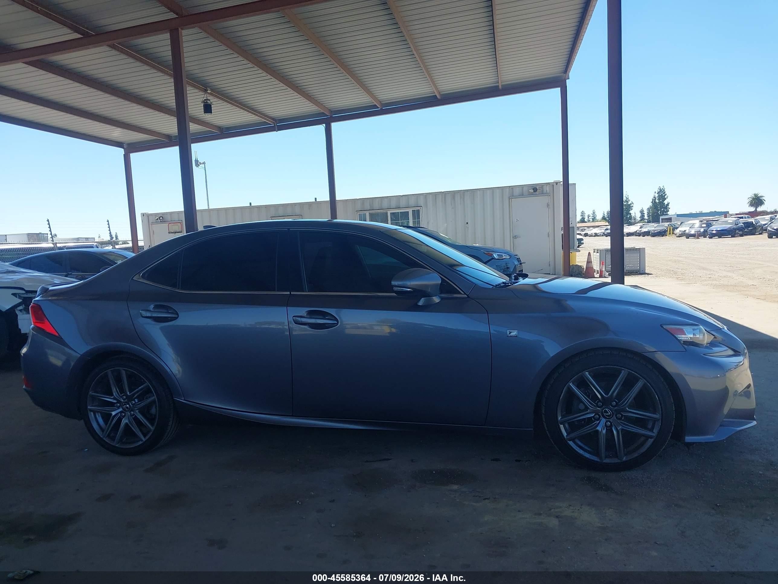 2015 Lexus Is 250   Gray vin: JTHBF1D28F5075550