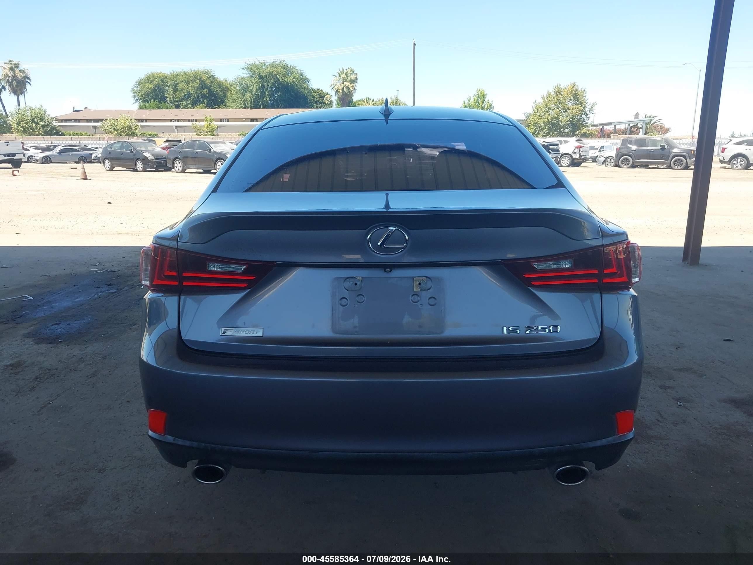 2015 Lexus Is 250   Gray vin: JTHBF1D28F5075550