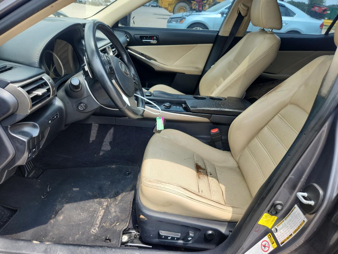 2014 Lexus Is 250 Угольный vin: JTHBF1D29E5006204