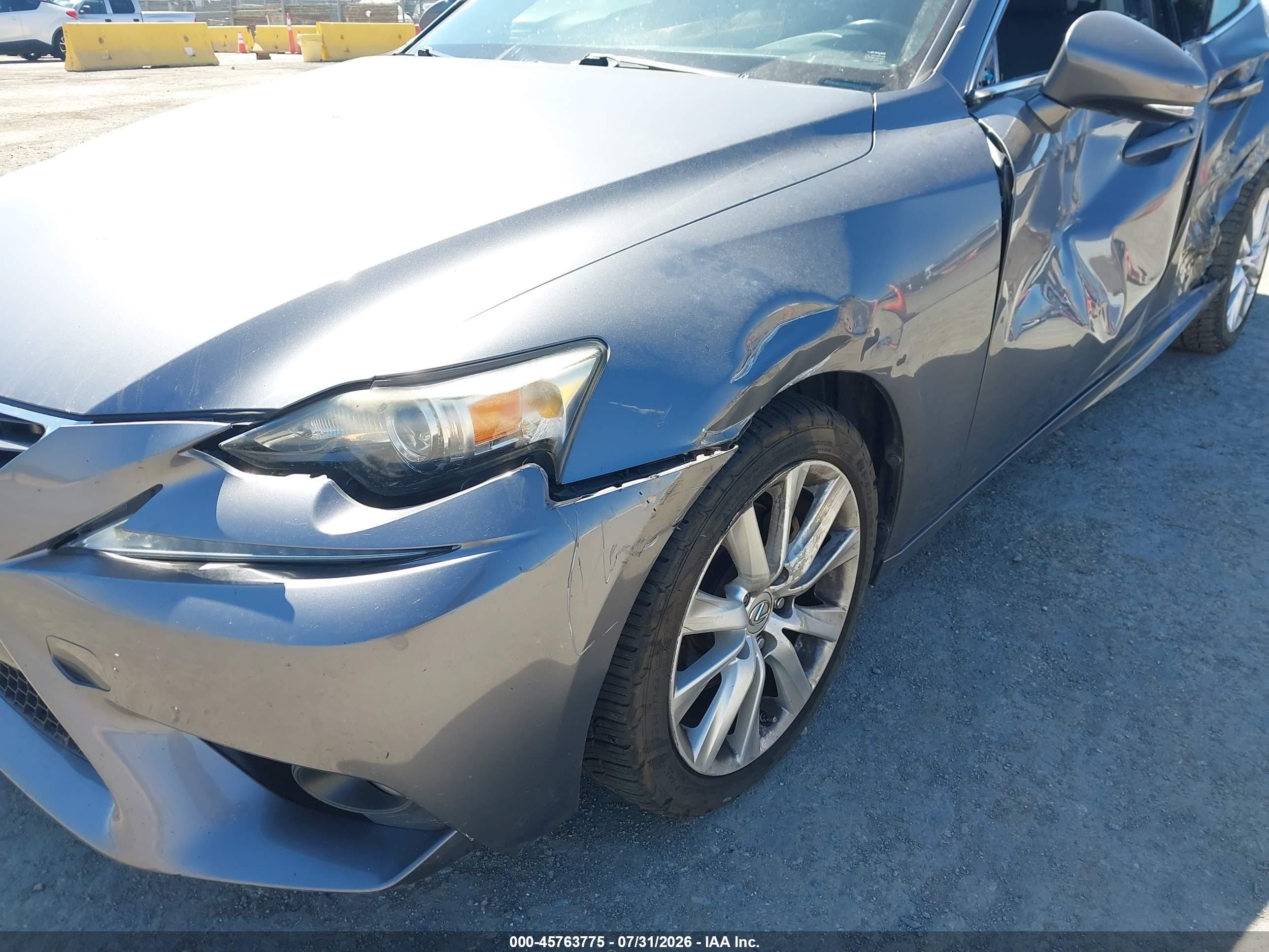 2014 Lexus Is 250   Gray vin: JTHBF1D29E5017090