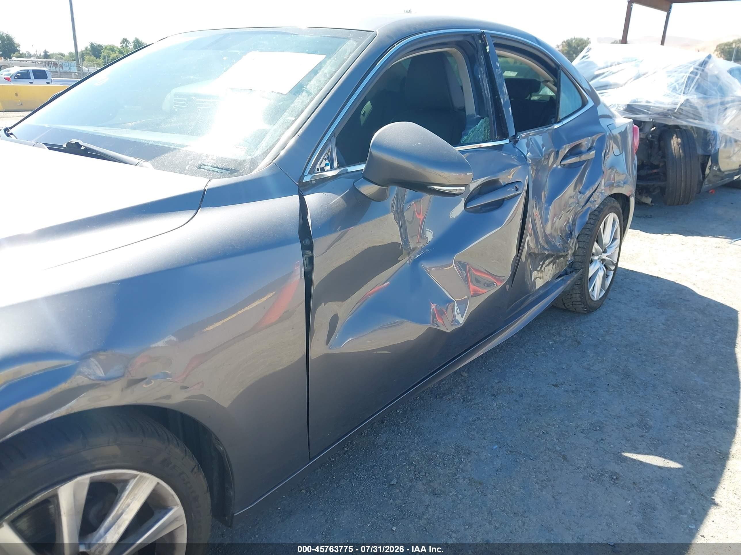 2014 Lexus Is 250   Gray vin: JTHBF1D29E5017090