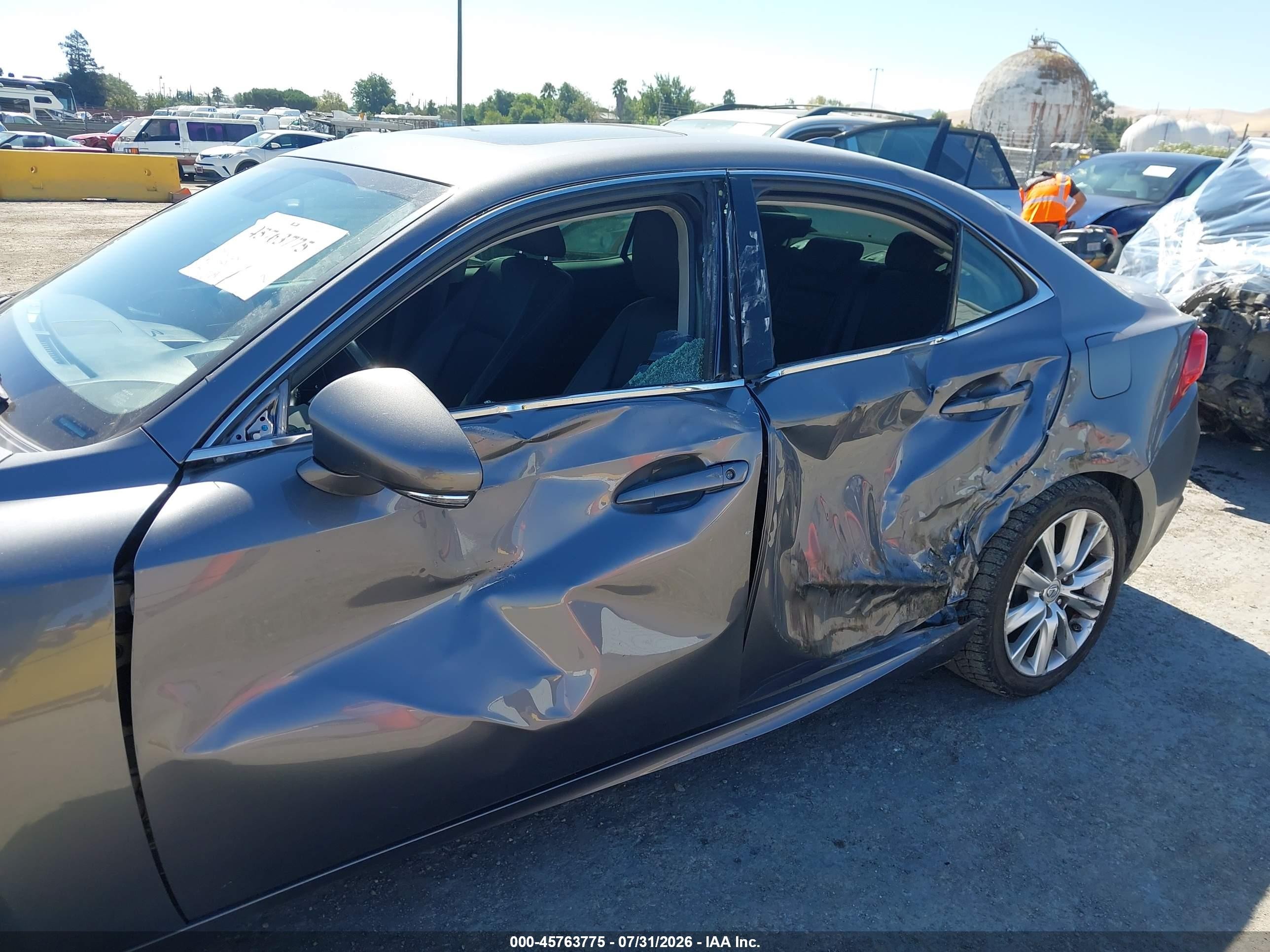 2014 Lexus Is 250   Gray vin: JTHBF1D29E5017090