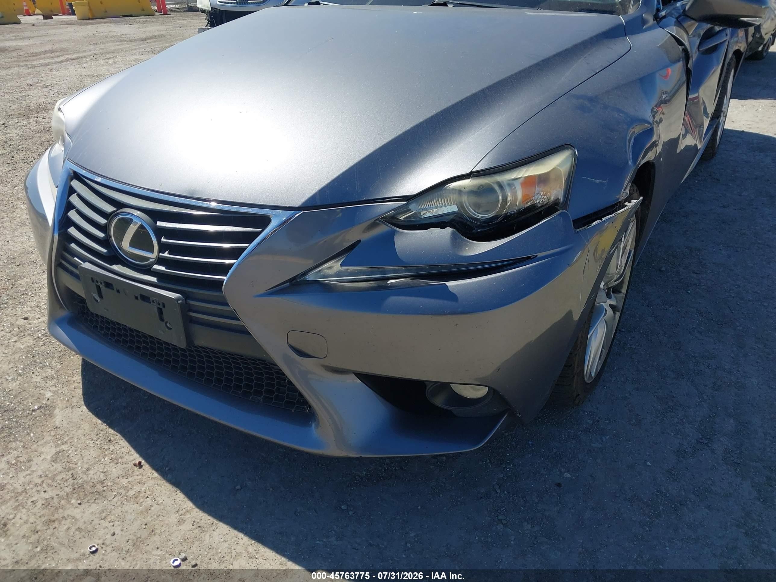 2014 Lexus Is 250   Gray vin: JTHBF1D29E5017090
