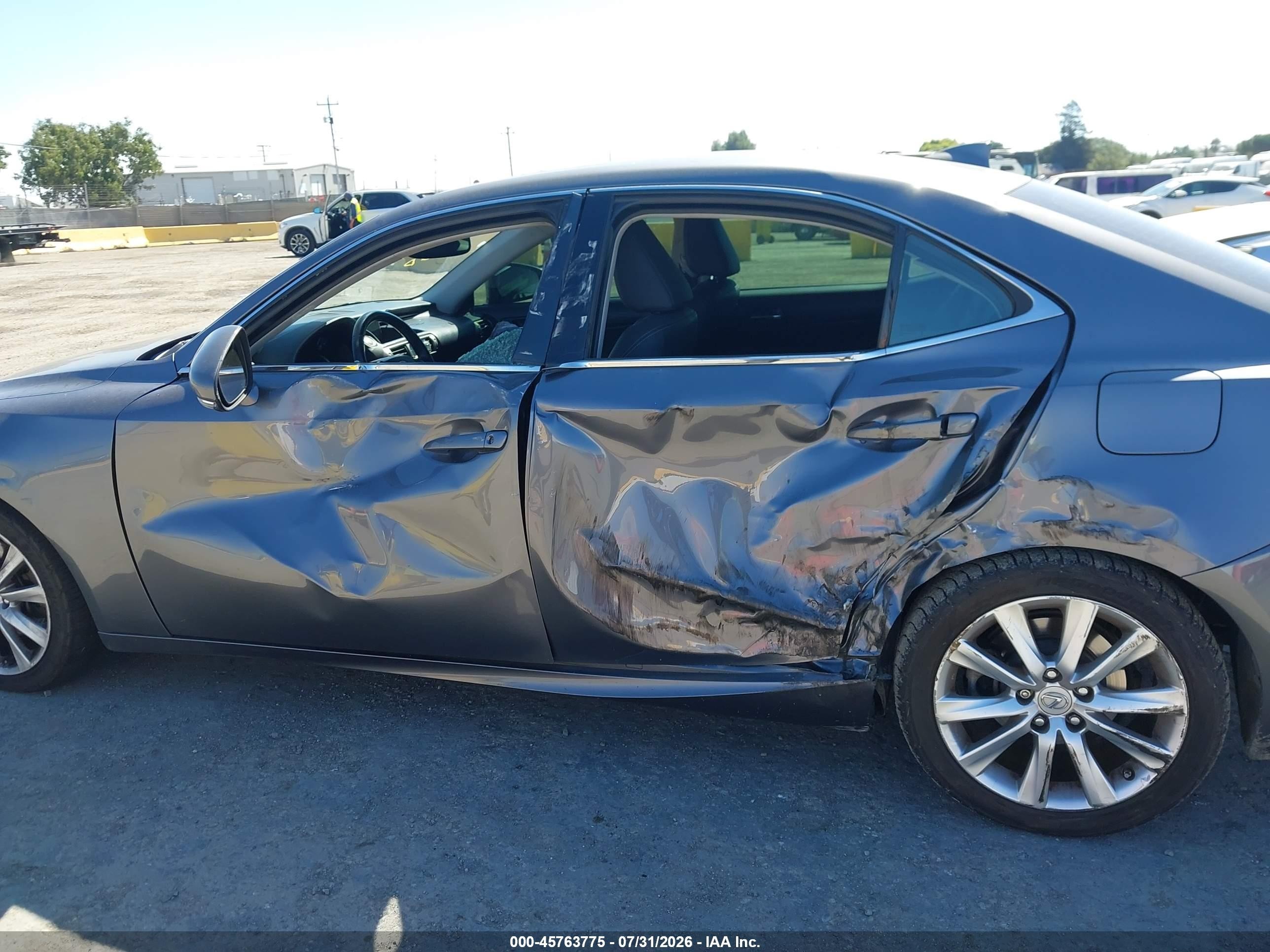 2014 Lexus Is 250   Gray vin: JTHBF1D29E5017090