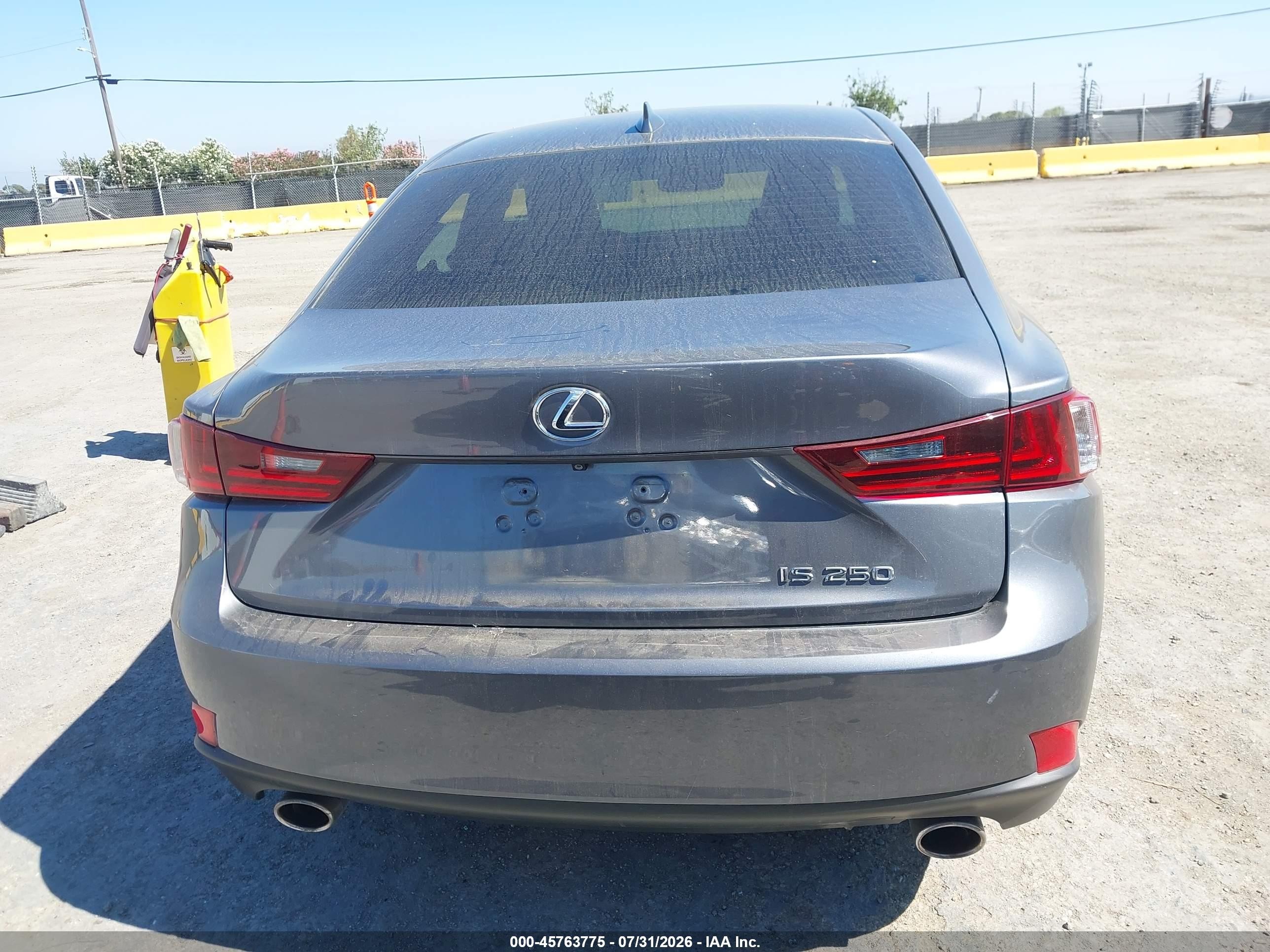 2014 Lexus Is 250   Gray vin: JTHBF1D29E5017090