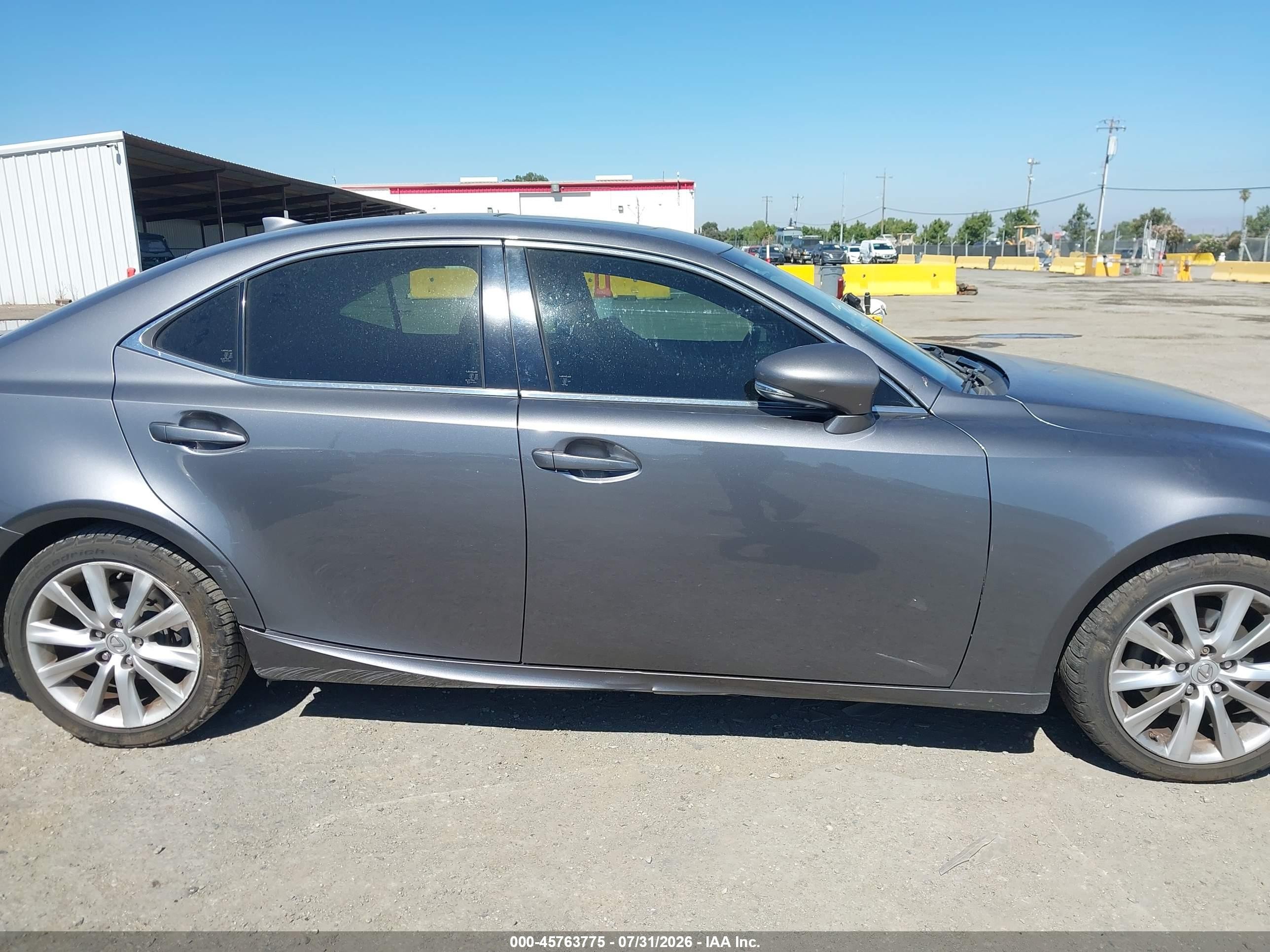 2014 Lexus Is 250   Gray vin: JTHBF1D29E5017090