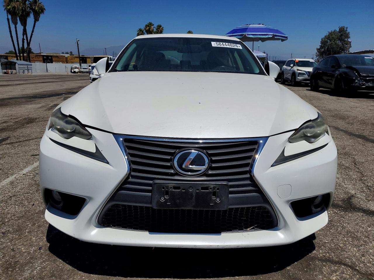 2014 Lexus Is 250 White vin: JTHBF1D29E5018207