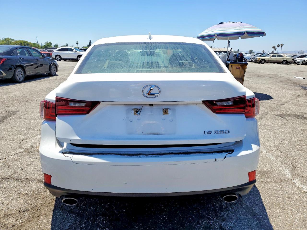 2014 Lexus Is 250 White vin: JTHBF1D29E5018207