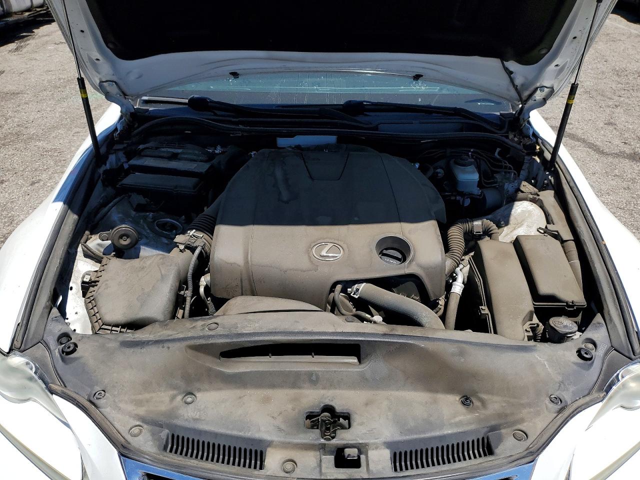 2014 Lexus Is 250 White vin: JTHBF1D29E5018207