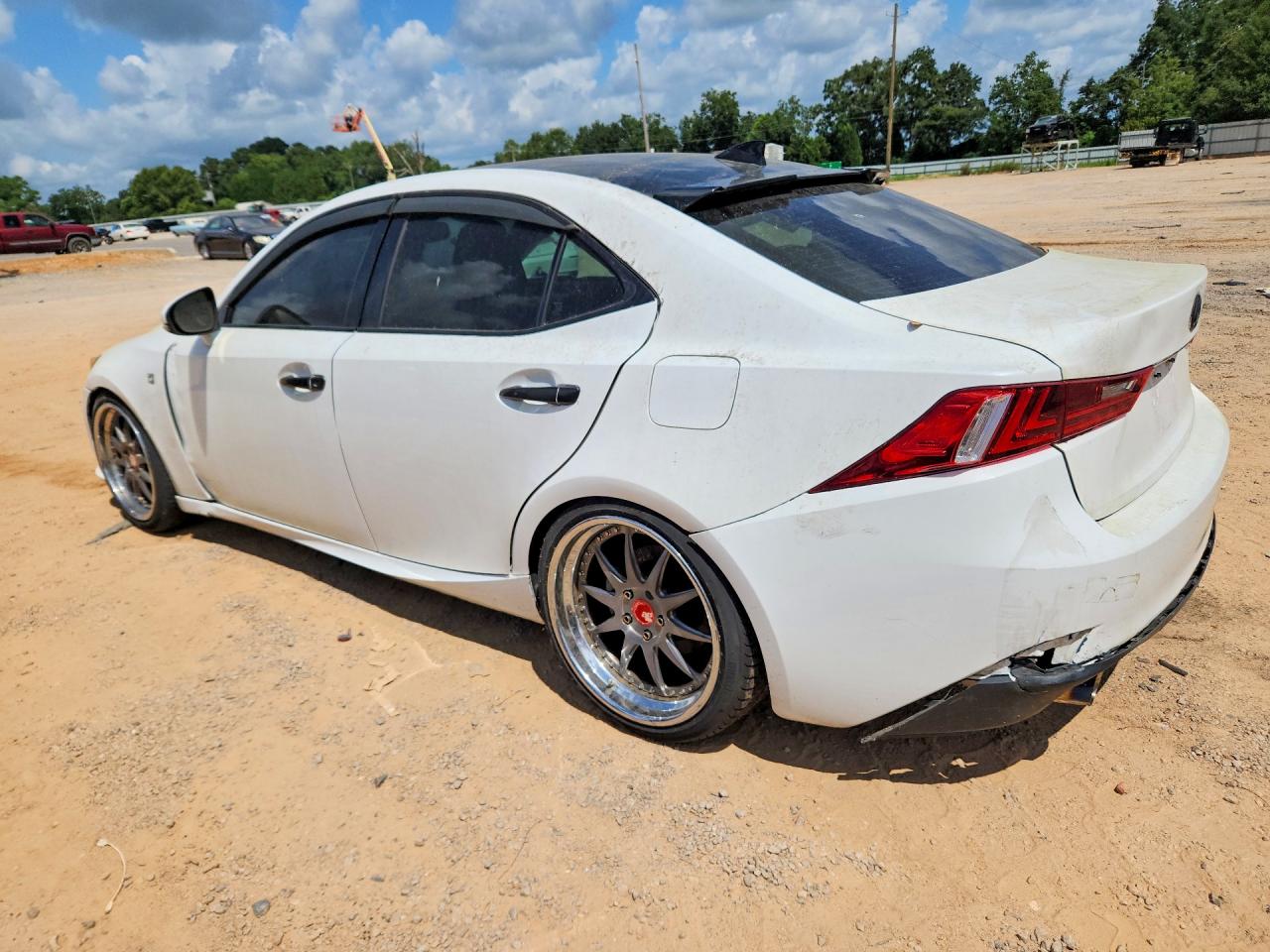 2014 Lexus Is 250 White vin: JTHBF1D29E5018899