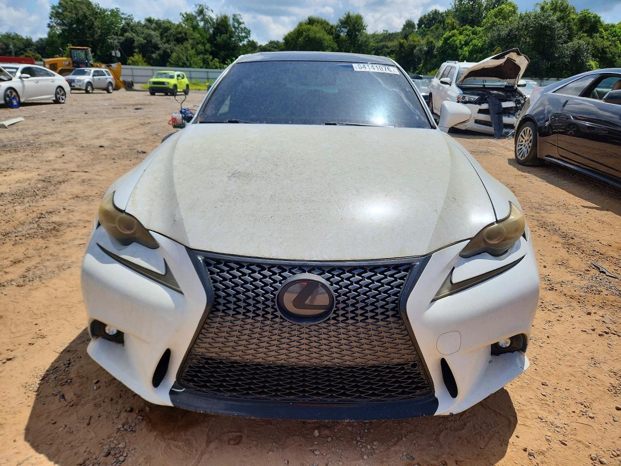 2014 Lexus Is 250 White vin: JTHBF1D29E5018899