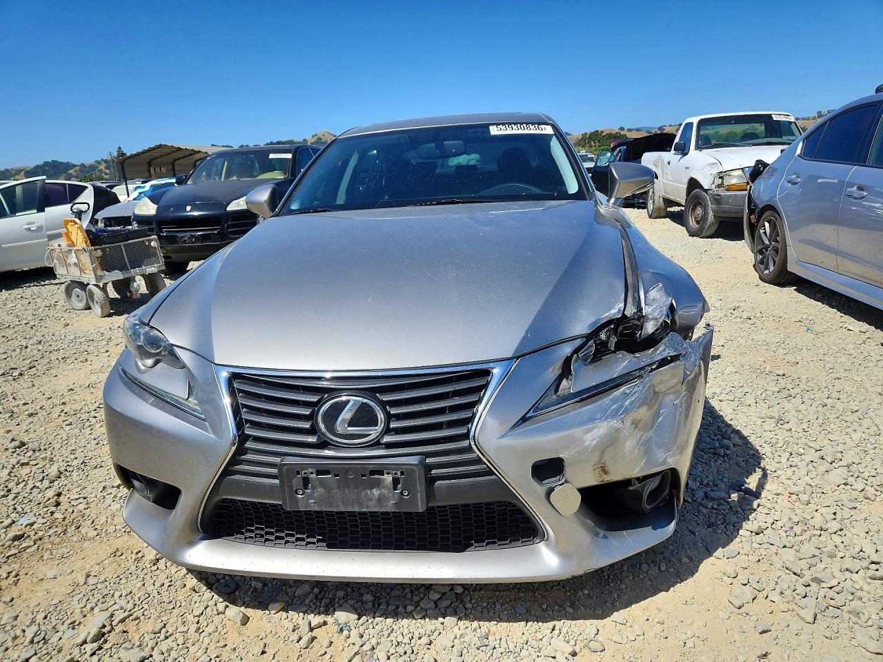 2014 Lexus Is 250 Серебряный vin: JTHBF1D29E5021396