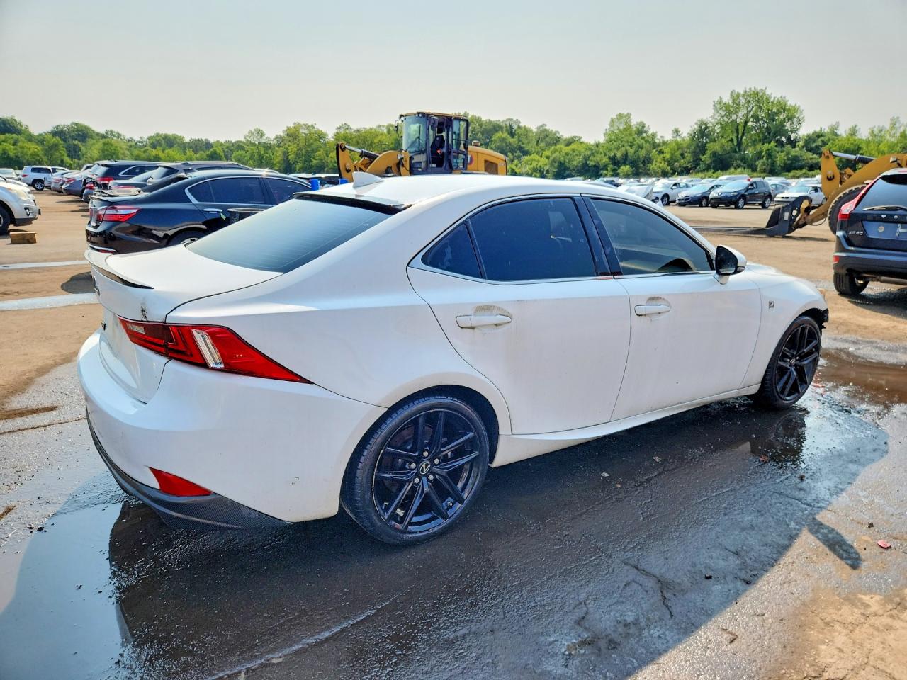 2014 Lexus Is 250 White vin: JTHBF1D29E5023407