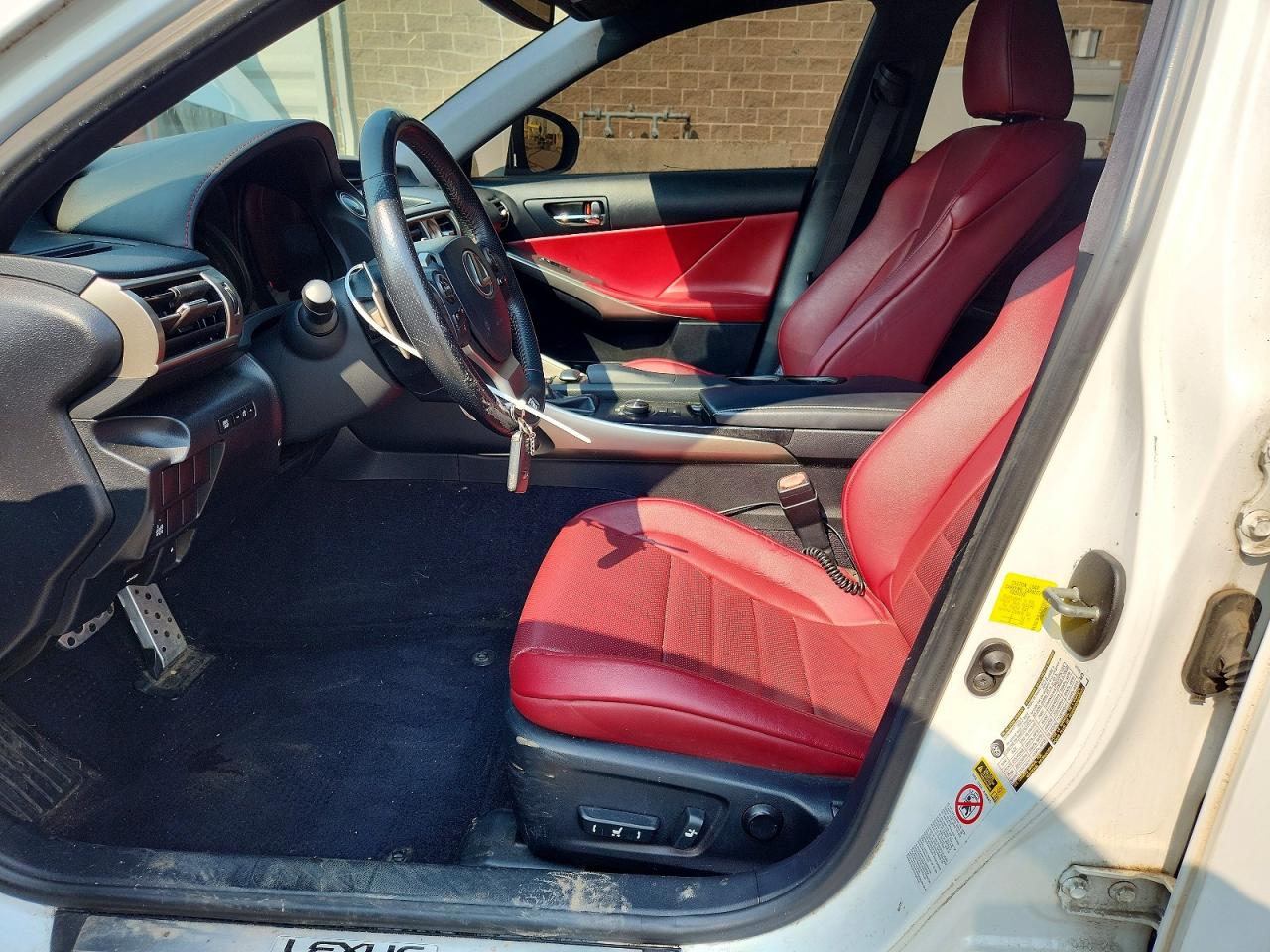 2014 Lexus Is 250 White vin: JTHBF1D29E5023407