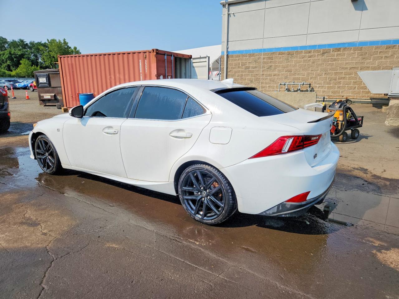 2014 Lexus Is 250 White vin: JTHBF1D29E5023407