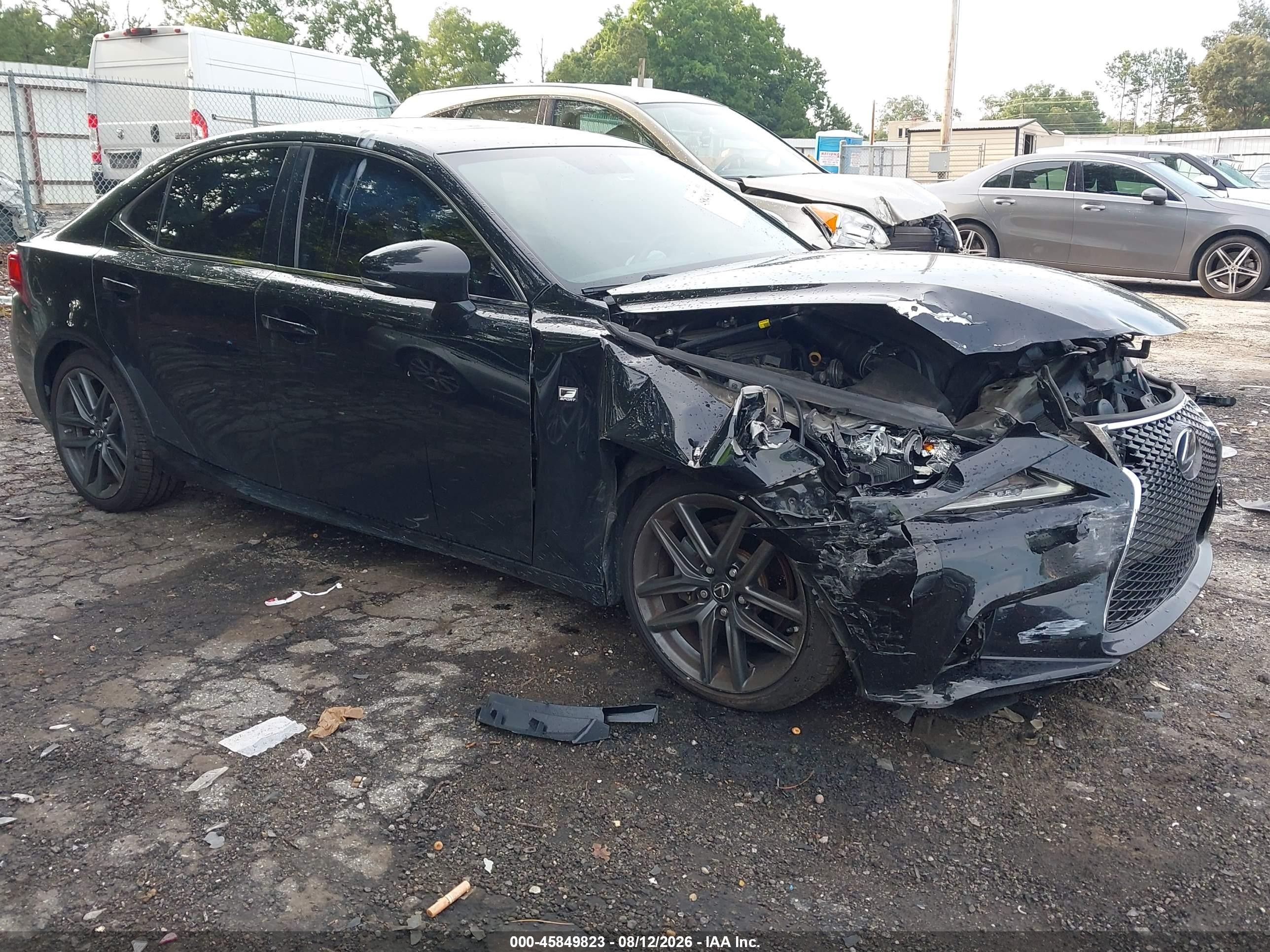 2014 Lexus Is 250   Black vin: JTHBF1D29E5030003