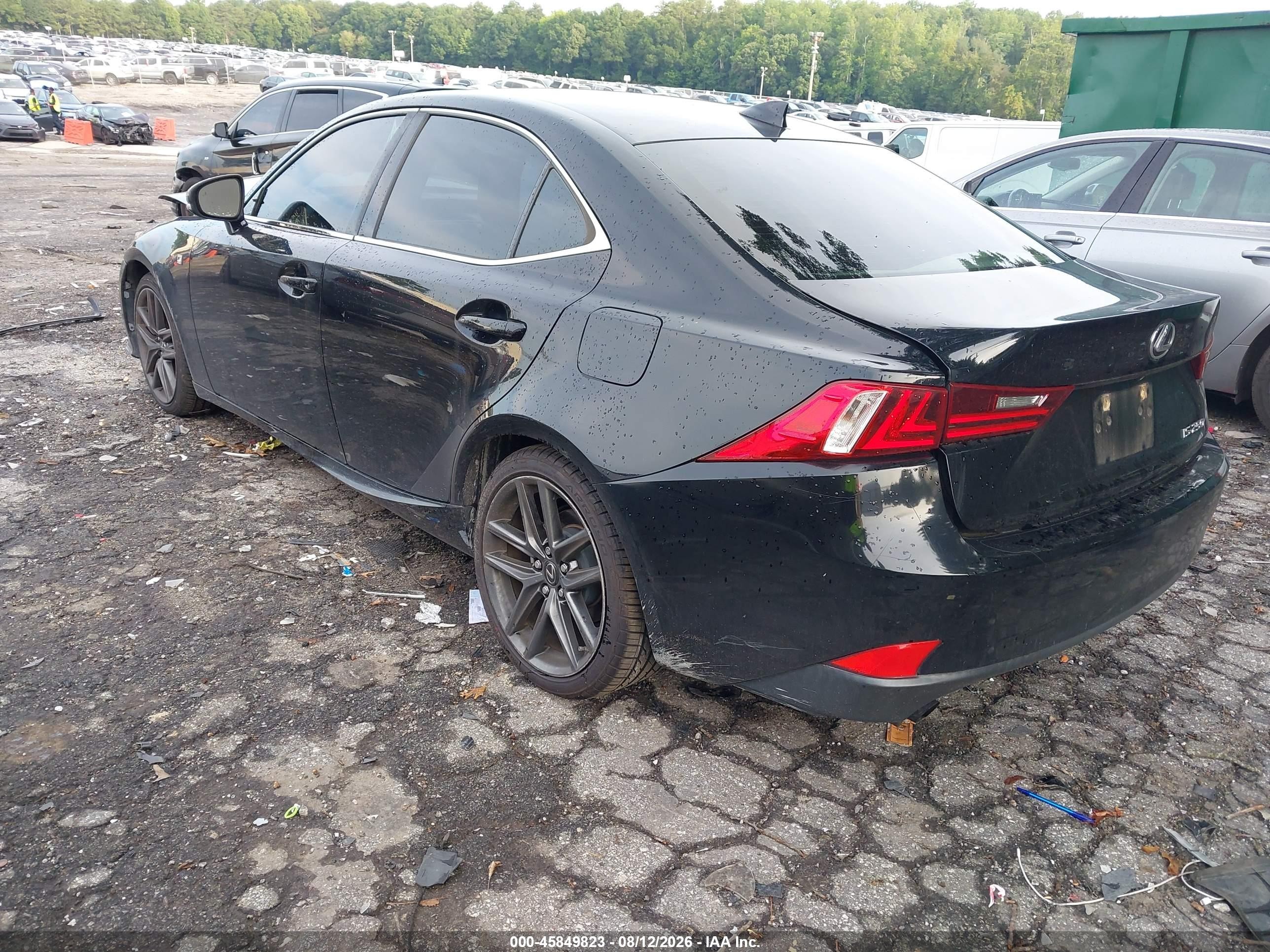 2014 Lexus Is 250   Black vin: JTHBF1D29E5030003