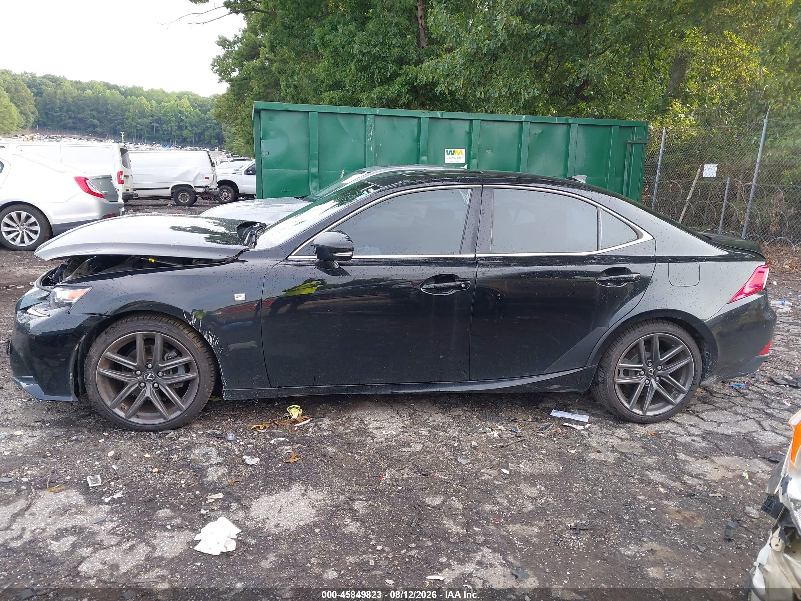 2014 Lexus Is 250   Black vin: JTHBF1D29E5030003