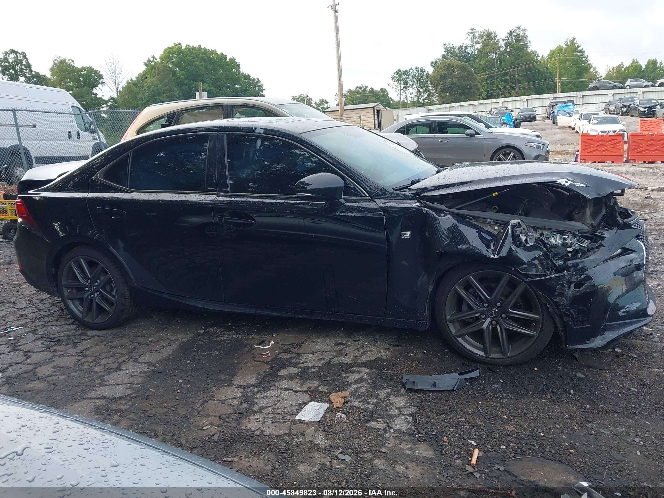 2014 Lexus Is 250   Black vin: JTHBF1D29E5030003