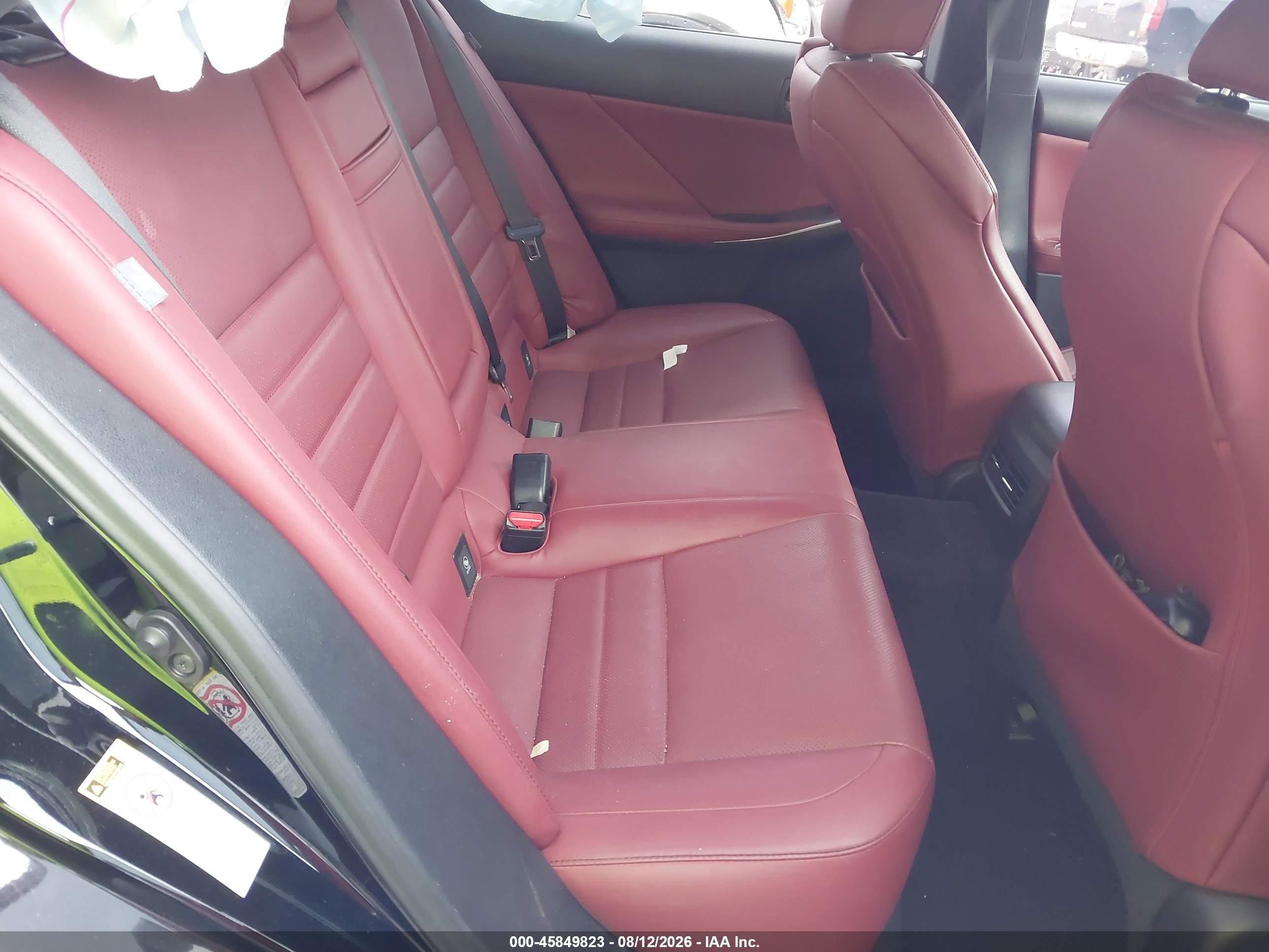 2014 Lexus Is 250   Black vin: JTHBF1D29E5030003