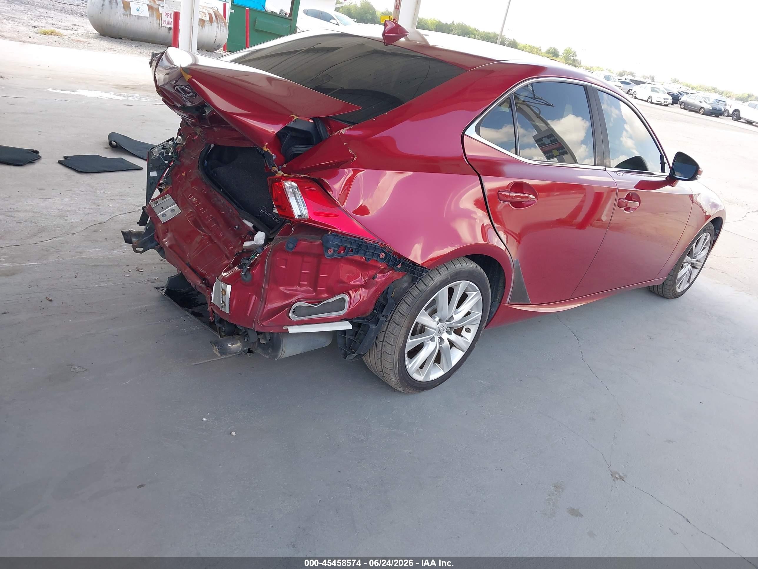 2014 Lexus Is 250   Red vin: JTHBF1D29E5037467