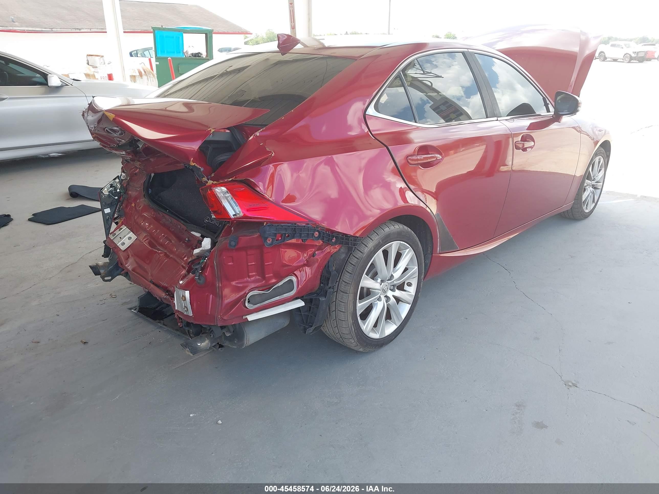 2014 Lexus Is 250   Red vin: JTHBF1D29E5037467